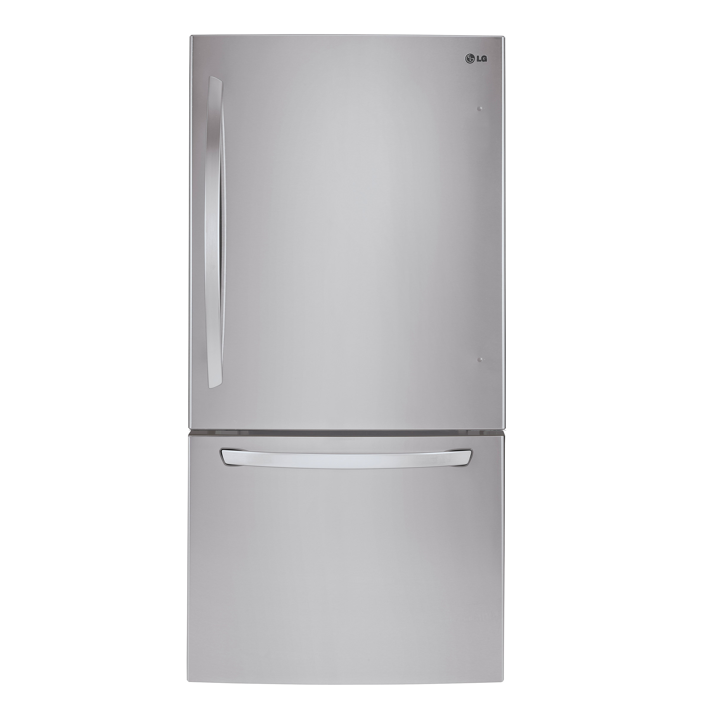 LG 30 in. 22 cu. ft. Smudge-Resistant Stainless Steel Two-Door Bottom Freezer Drawer Refrigerator with Smart Inverter Compressor