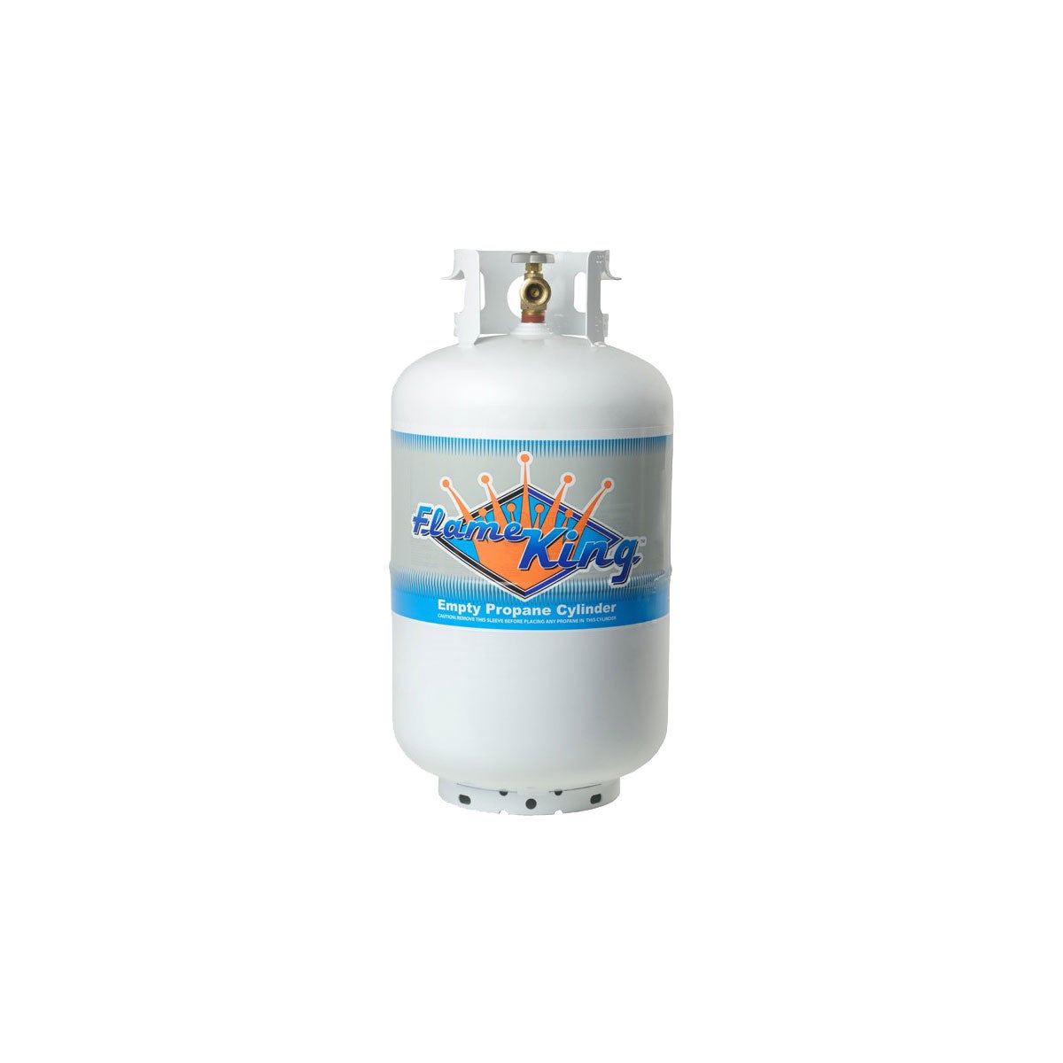 Flame King 30 lb Empty Steel Propane Cylinder with OPD Valve Flame King 30 lb Empty Steel Propane Cylinder with OPD Valve