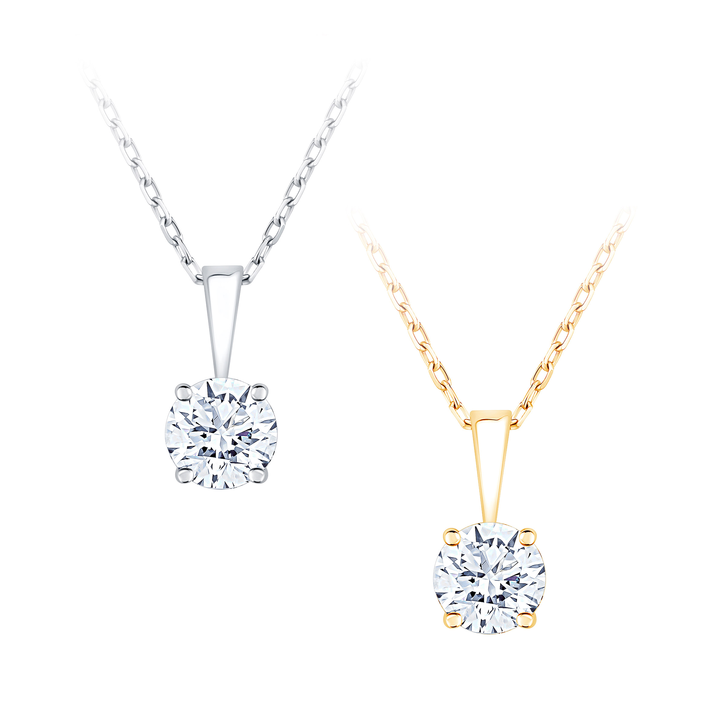 Round Brilliant Diamond Solitaire Pendant (0.70 ct)