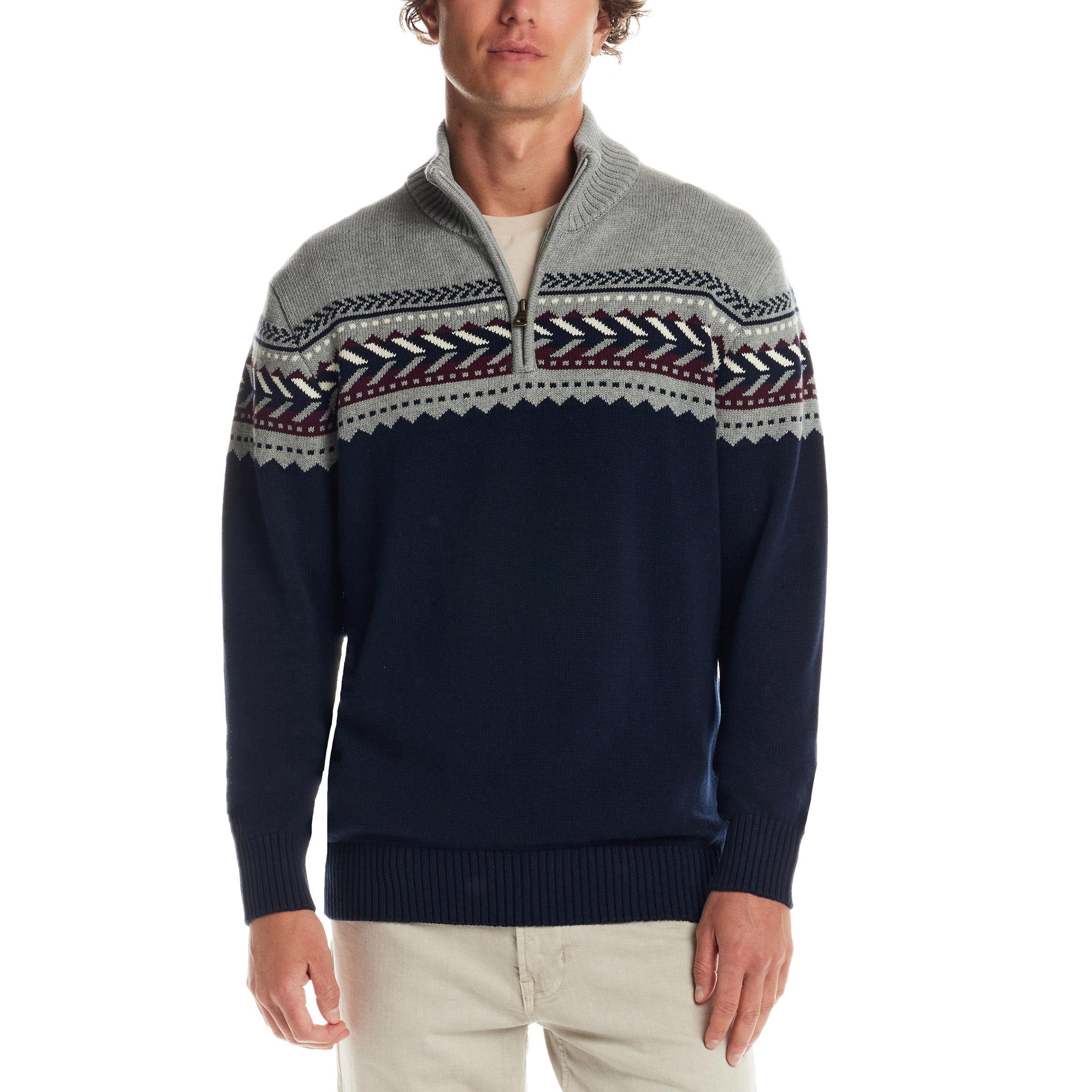 Weatherproof Vintage Men’s Holiday 1/4 Zip Sweater