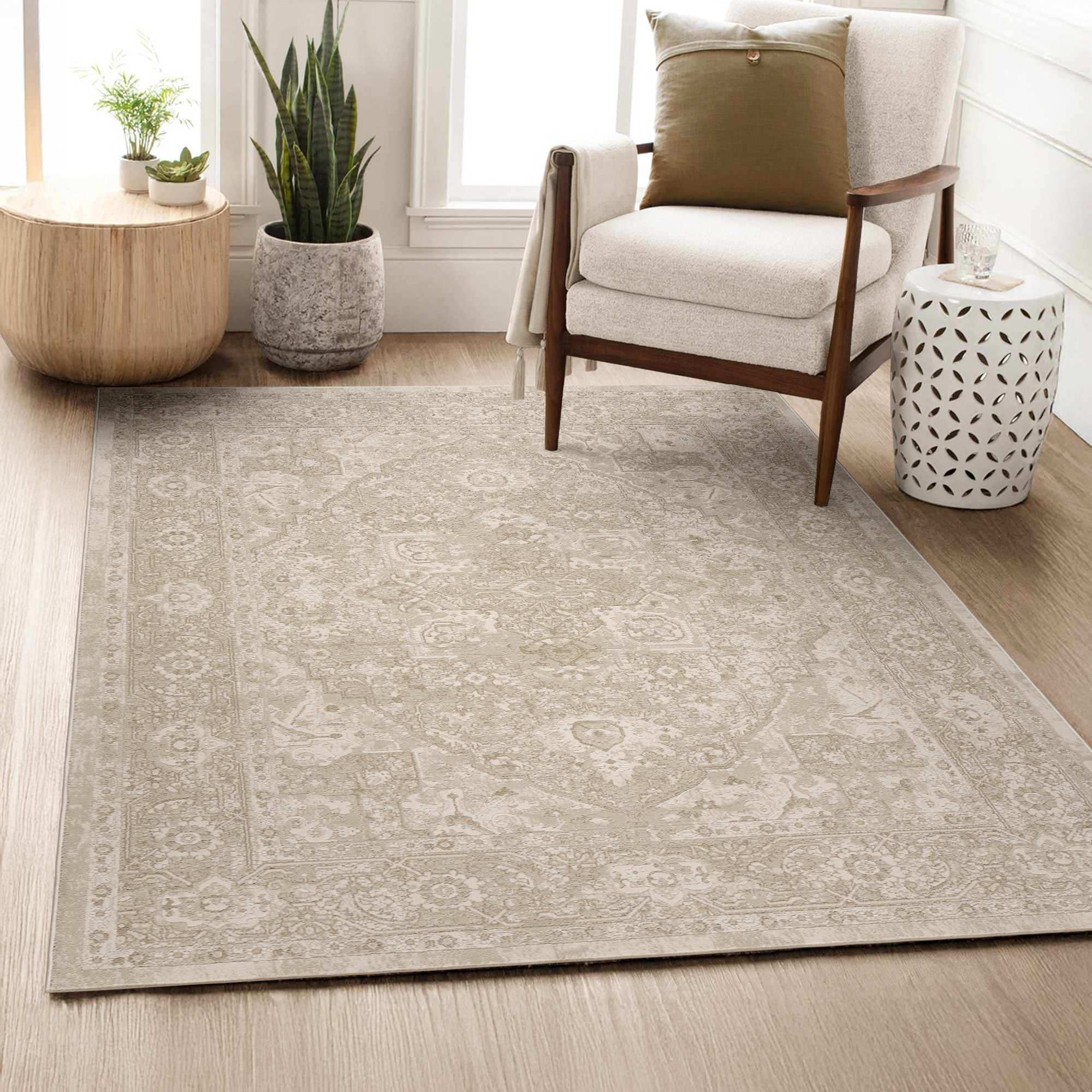 Helios Area Rug Collection  Nolan Beige