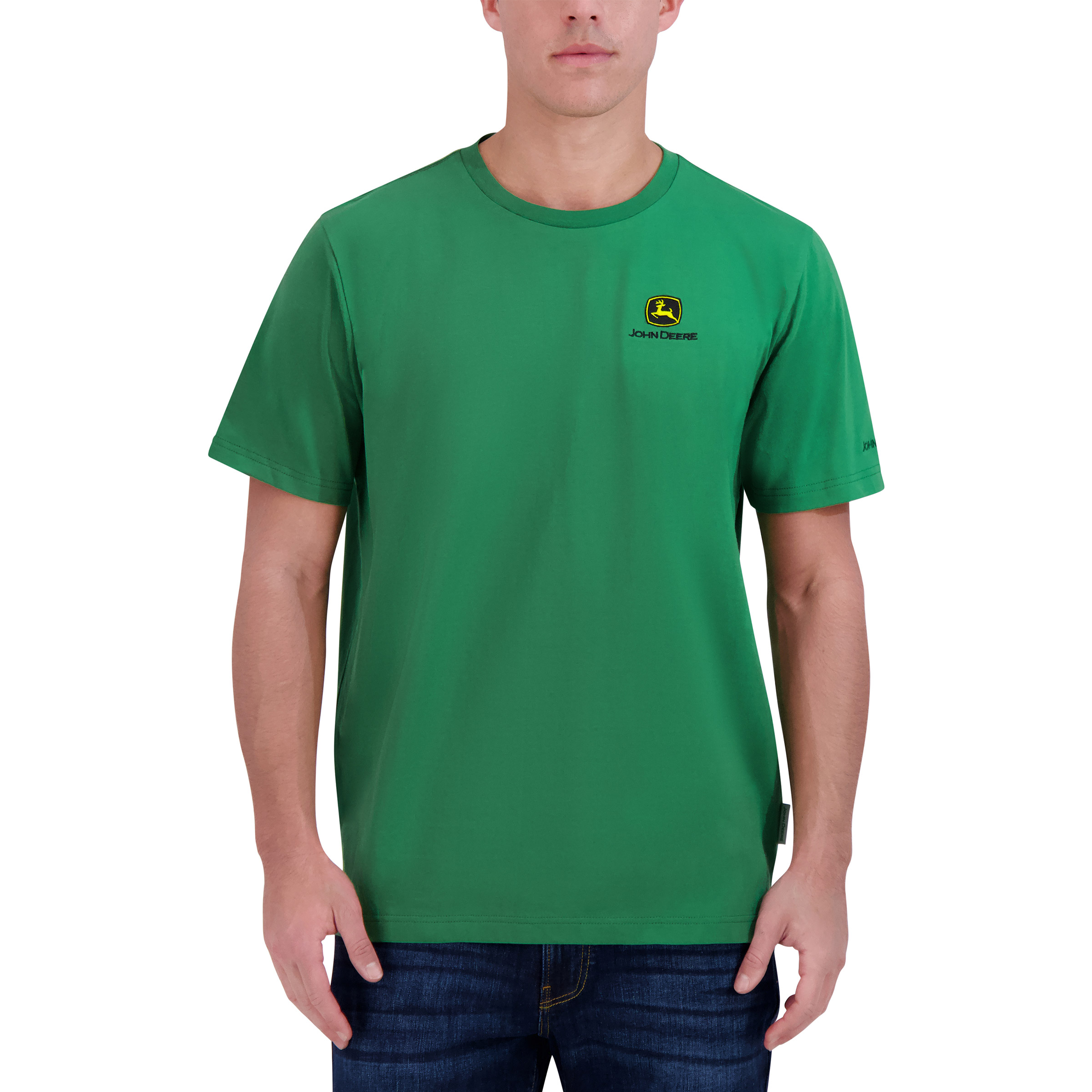 John Deere Men's Short Sleeve Embroidered Logo T-Shirt
