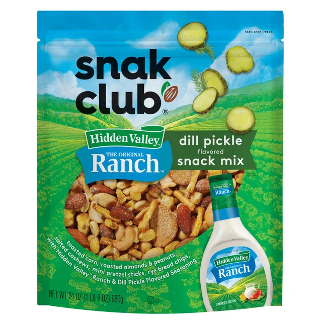 SNACK CLUB DILL PICKLE MIX 24 OUNCE BAG