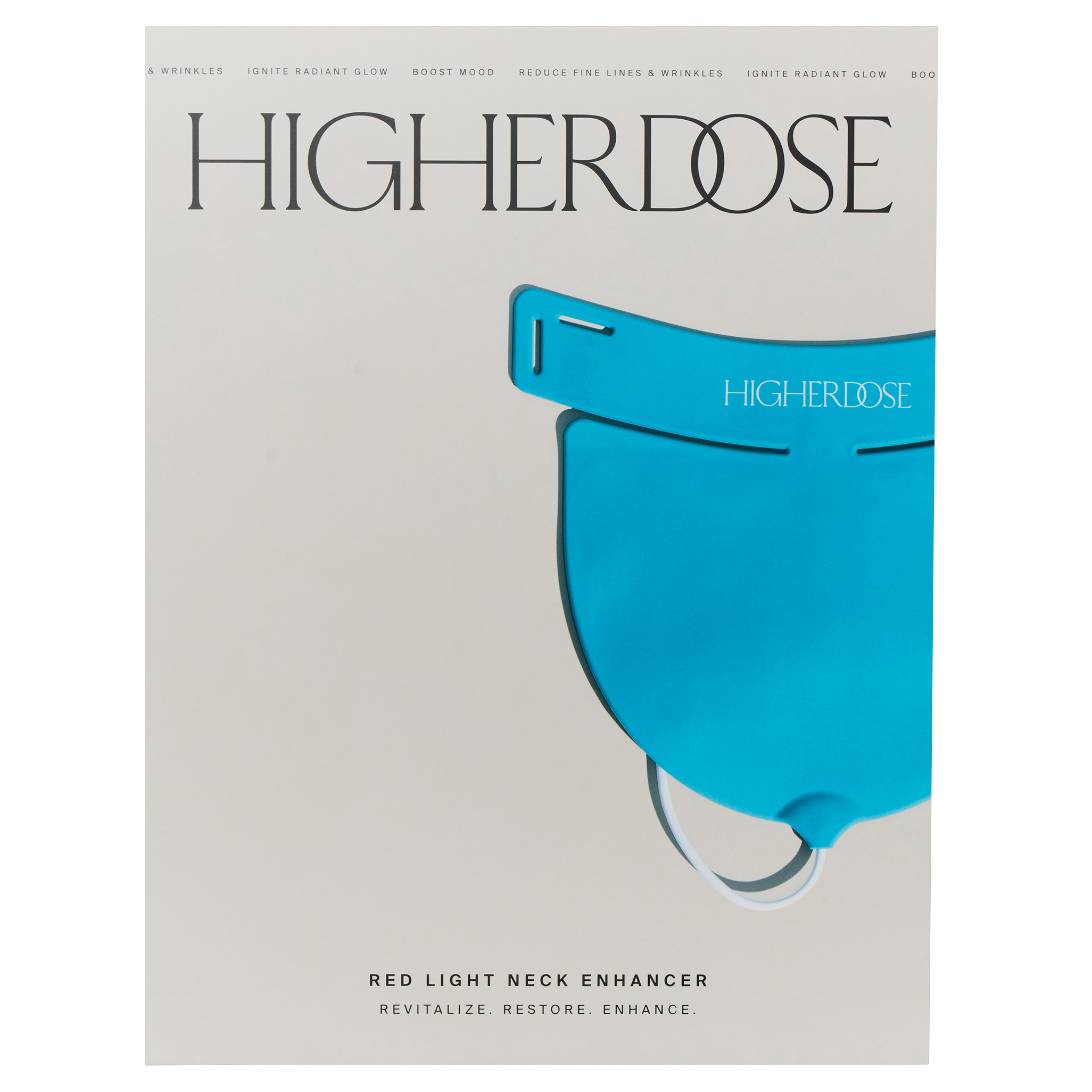 HigherDose Red Light Neck and Chest Enhancer Mask | Costco