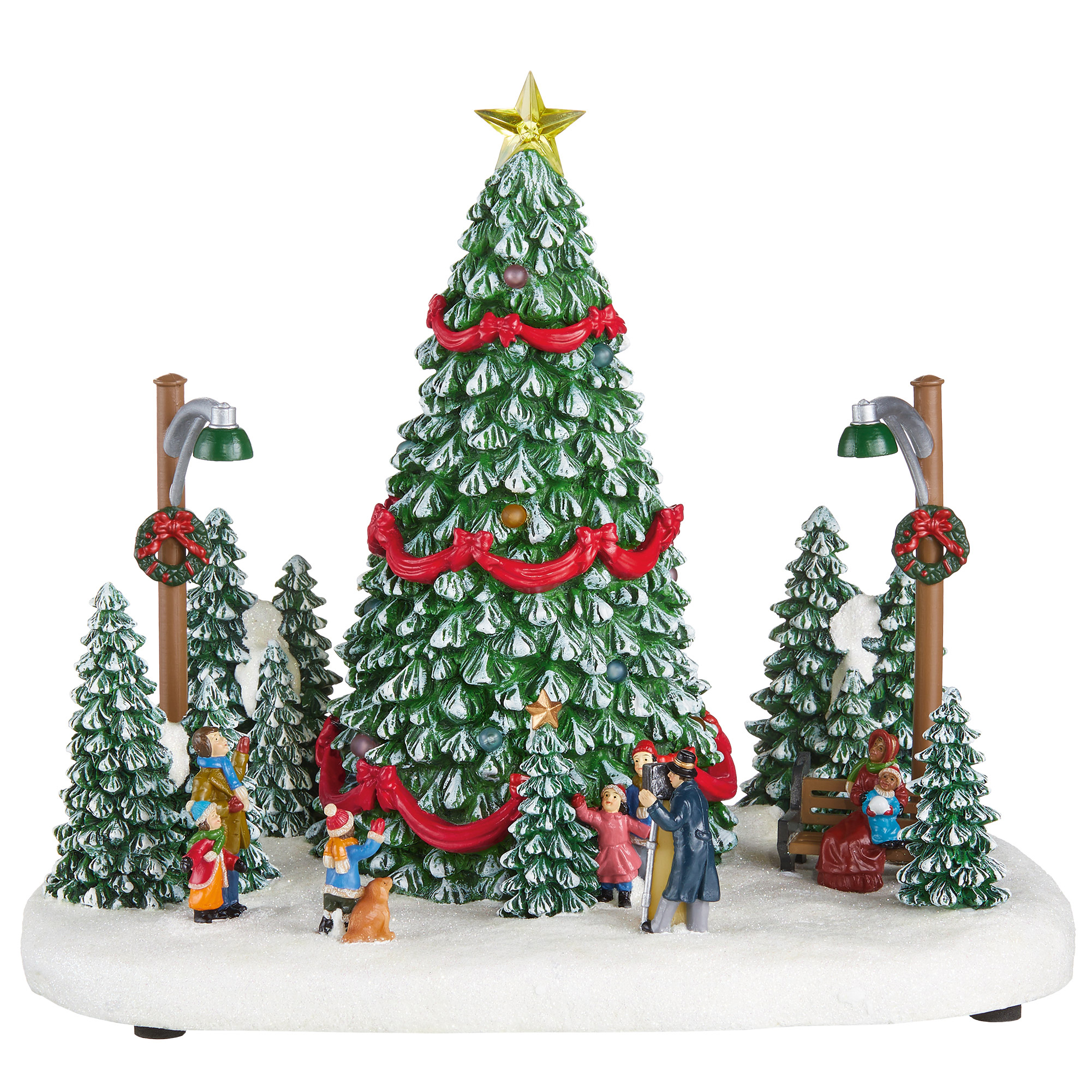 30-piece Christmas Village Set with Lights and Music | Costco