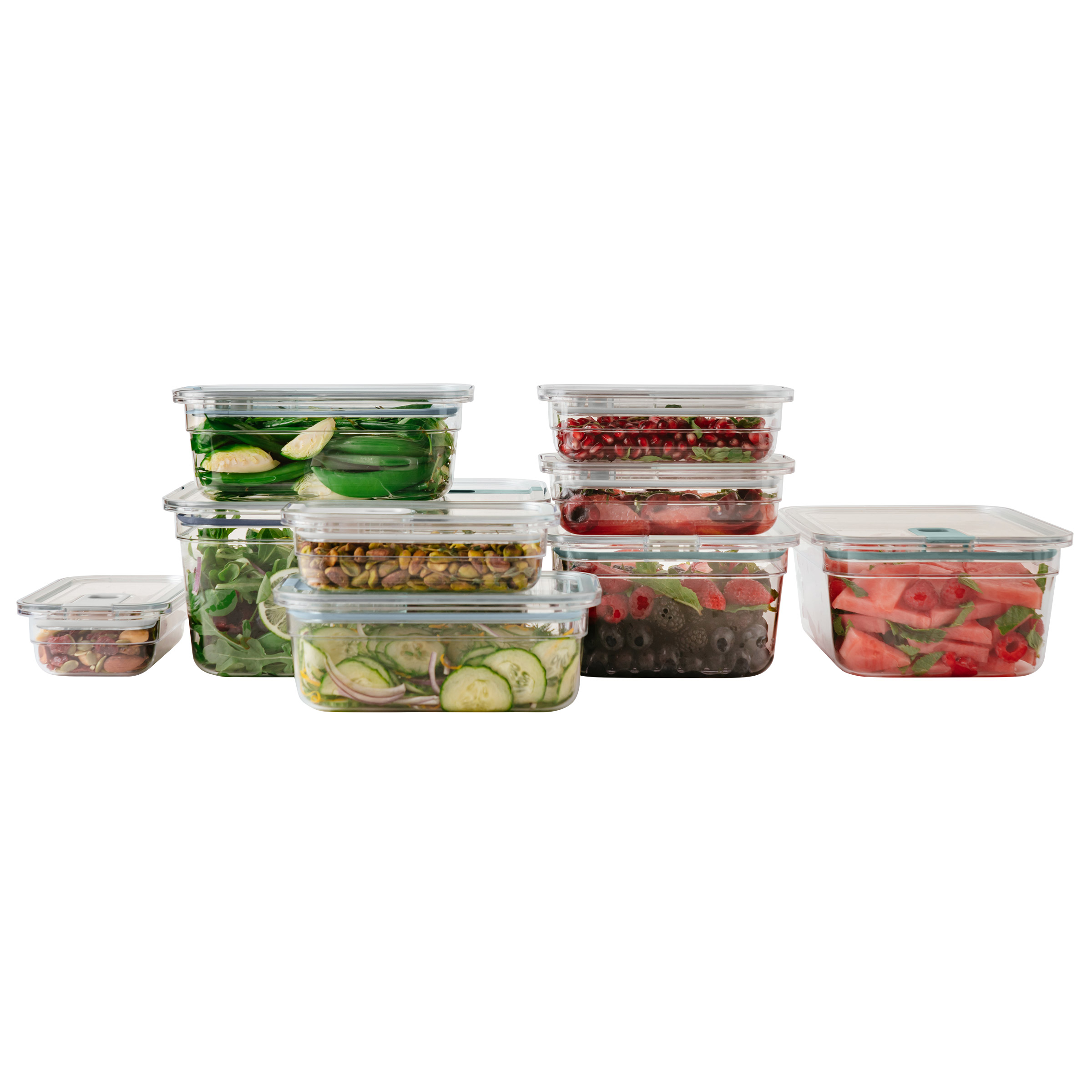 Pullbox Tritan Food Storage Set, 18-piece