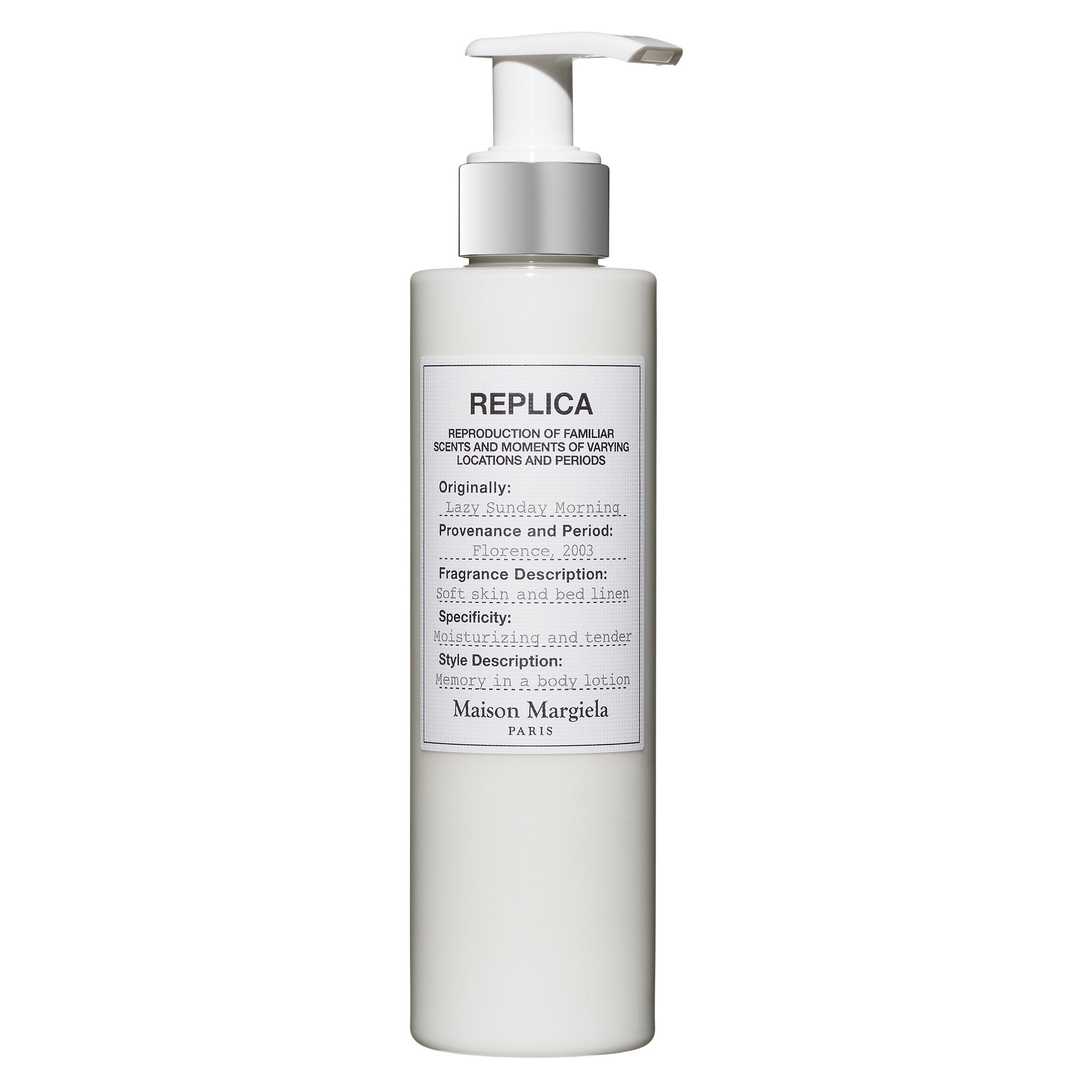◆REPLICA body lotion Lazy Sunday Morning Maison Margiela REPLICA Lazy Sunday Morning Body Lotion, 6.7 fl oz