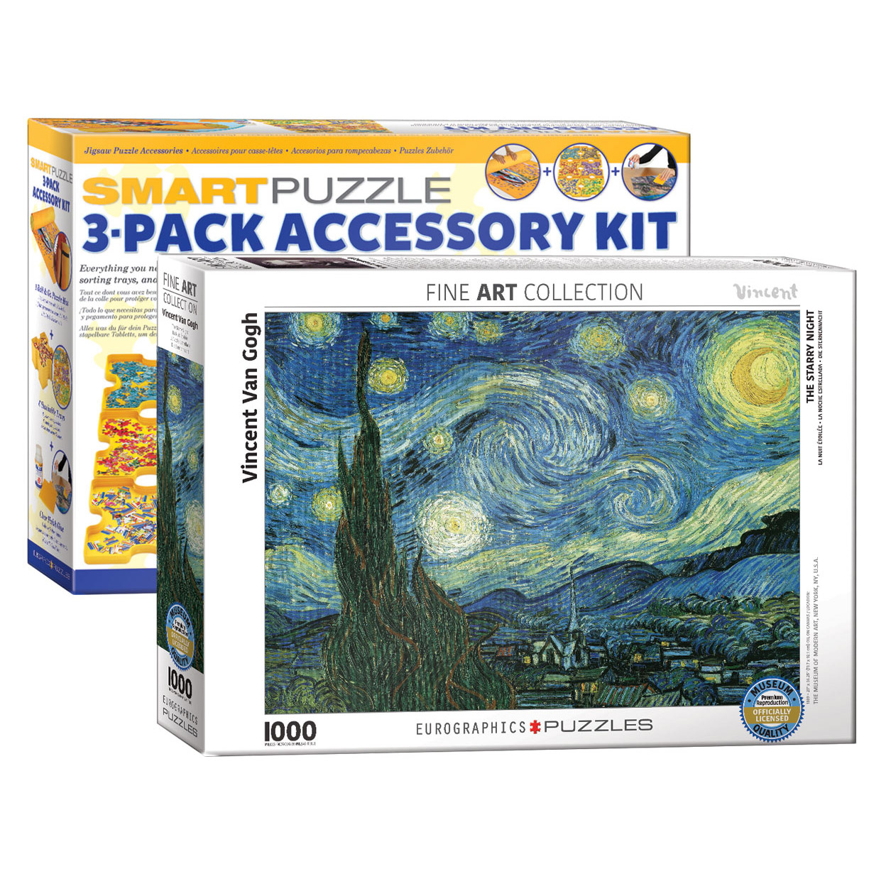 Eurographics Starry Night Puzzle with Accessory Kit - English Only