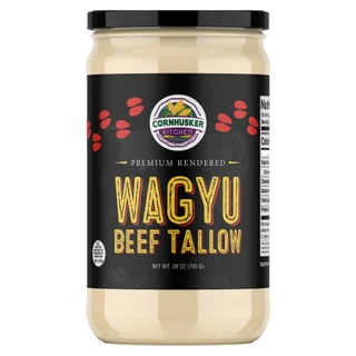 CORNHUSKER KITCHEN WAGYU BEEF TALLOW 28 OZ (1.75 LBS)