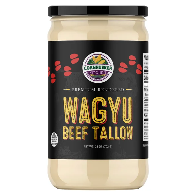 CORNHUSKER KITCHEN WAGYU BEEF TALLOW 28 OZ (1.75 LBS)