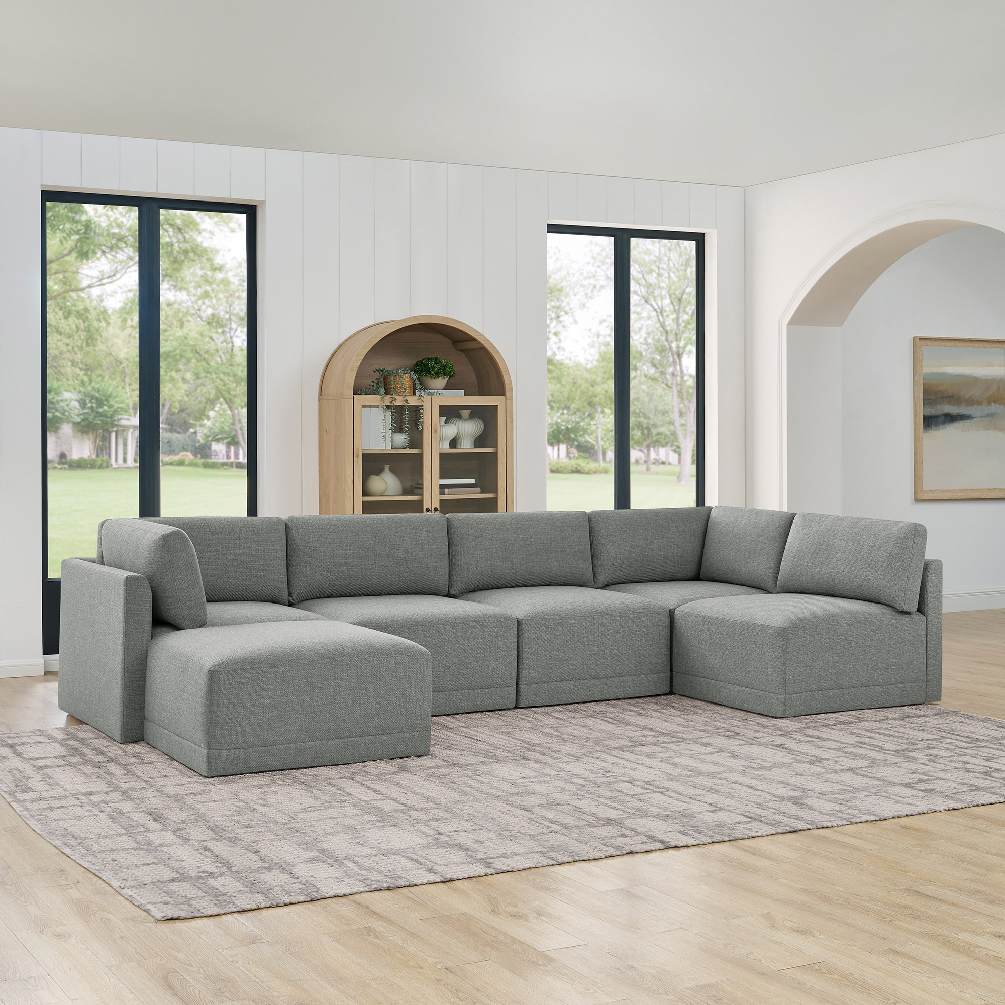 Sitemapcdatahttpabckniqoocomthomasville 6 Piece Modular Fabric Sectional