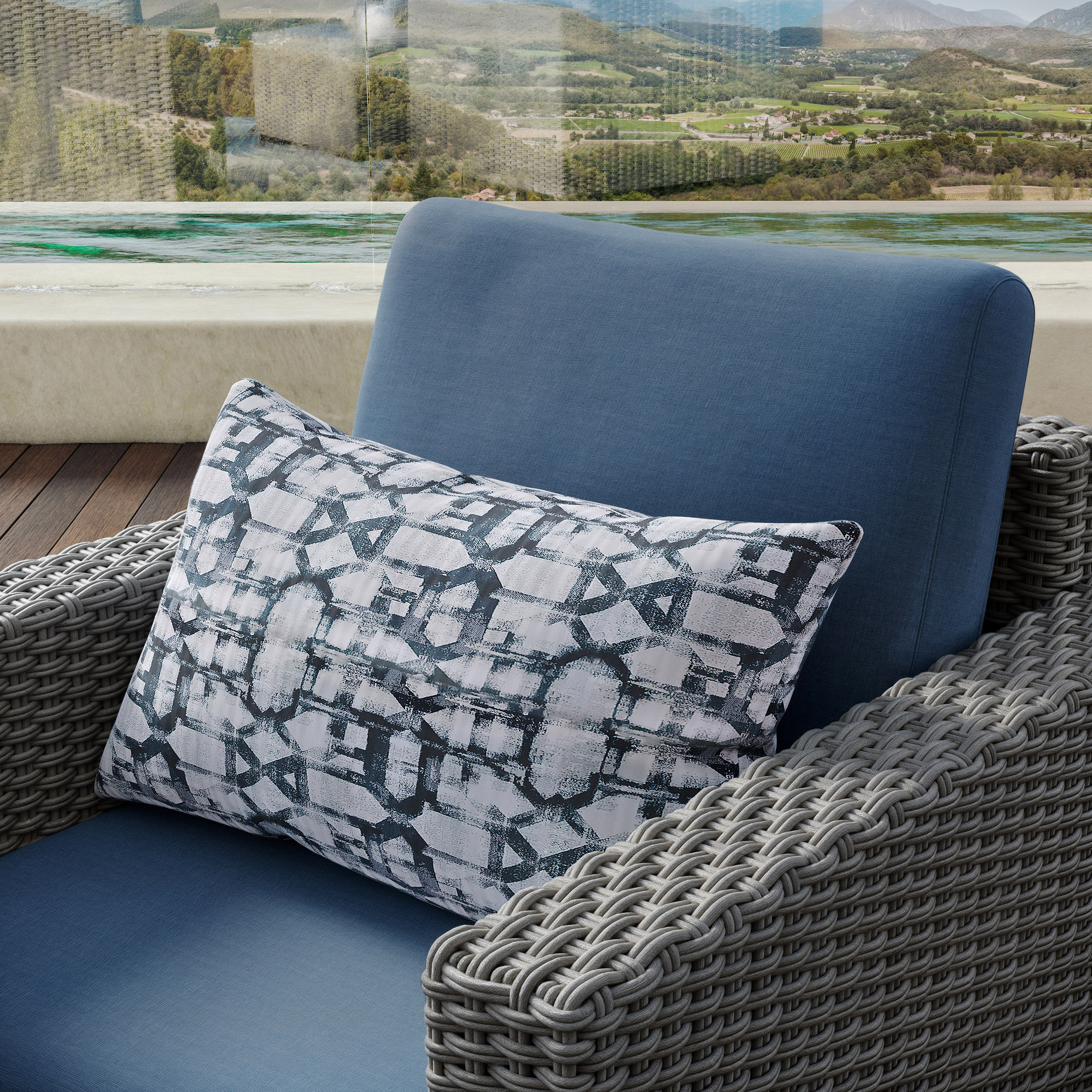 Atleisure Rafael 7-piece Woven Sectional Outdoor Deep Seating Set