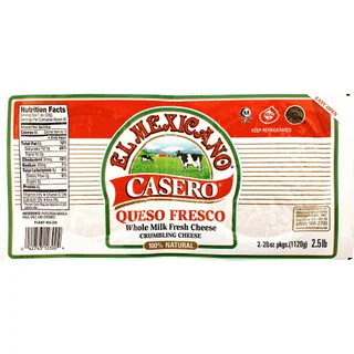 EL MEXICANO QUESO FRESCO CASERO 40OZ (2.5LBS)