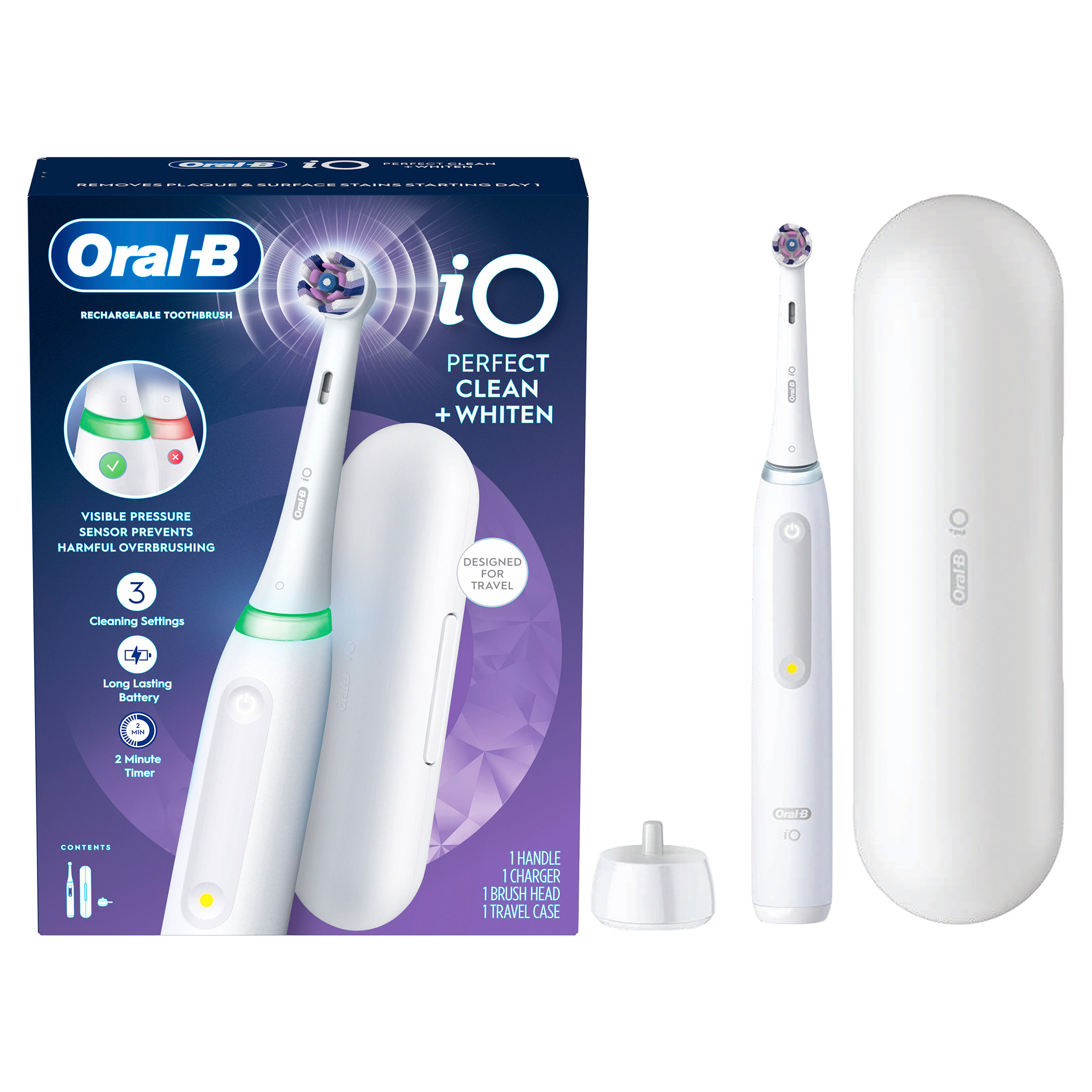 Oral−B IOG41A61KWT WHITE Oral-B iO Series 4 Electric Toothbrush | Oral-B
