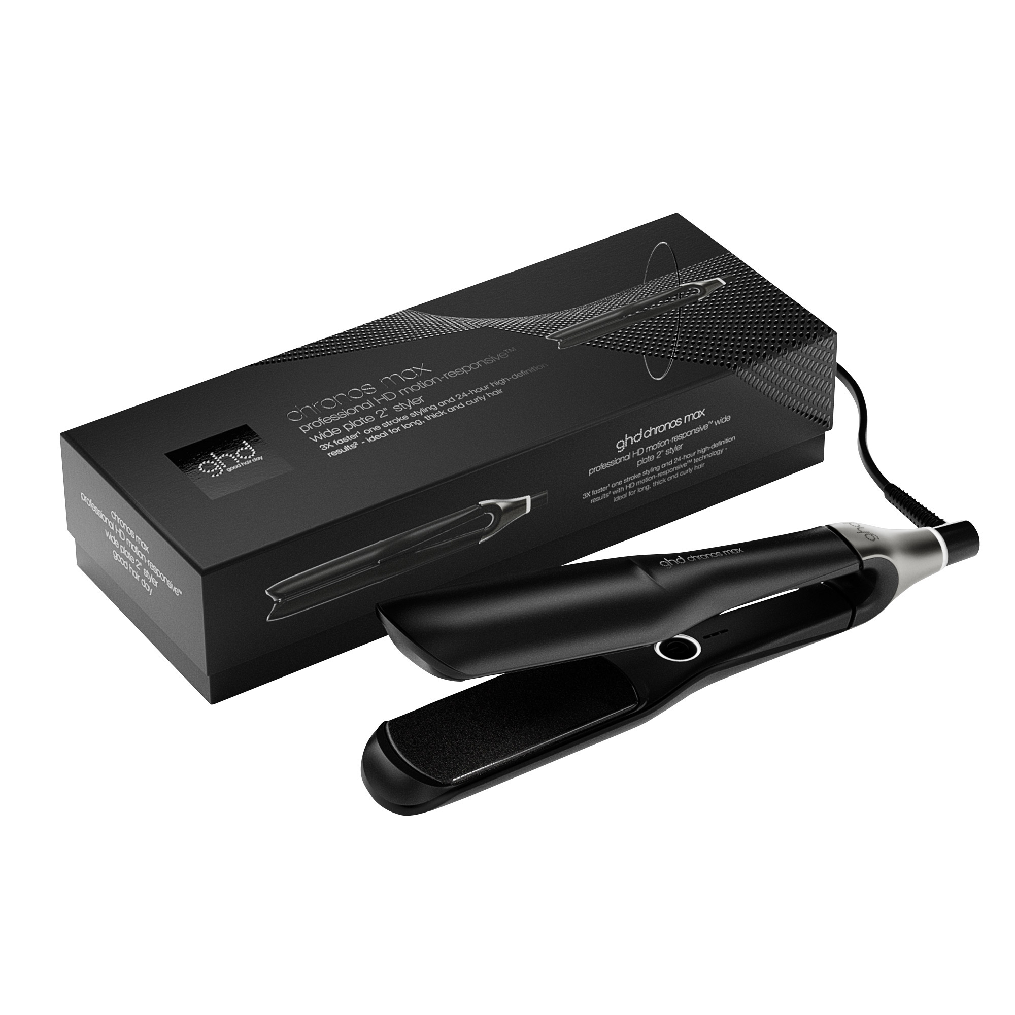 GHD Chronos Max Professional 2” Flat Iron Bundle | Costco display picture 1