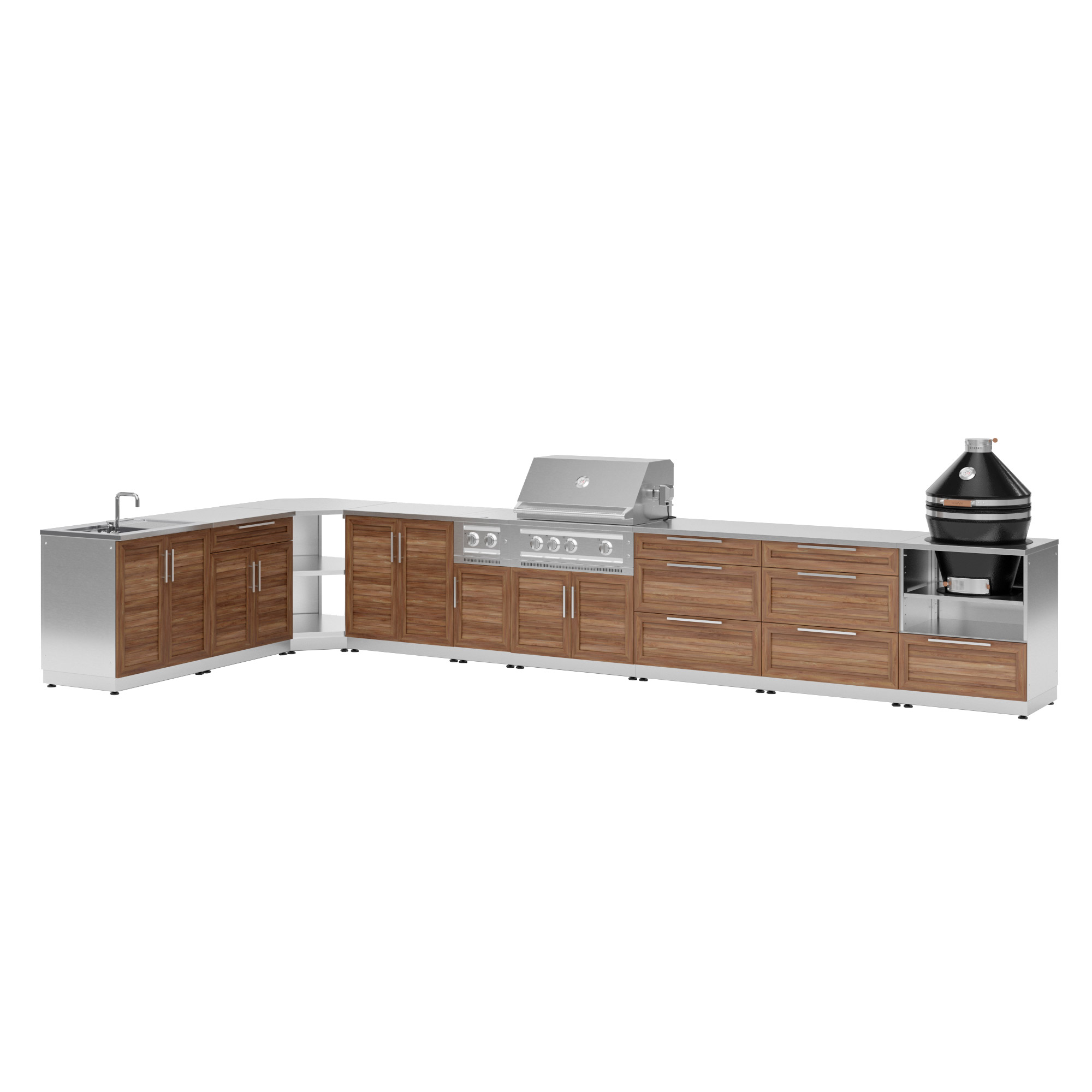 Costco outdoor kitchen components newage 66623 grove 3 piece outdoor