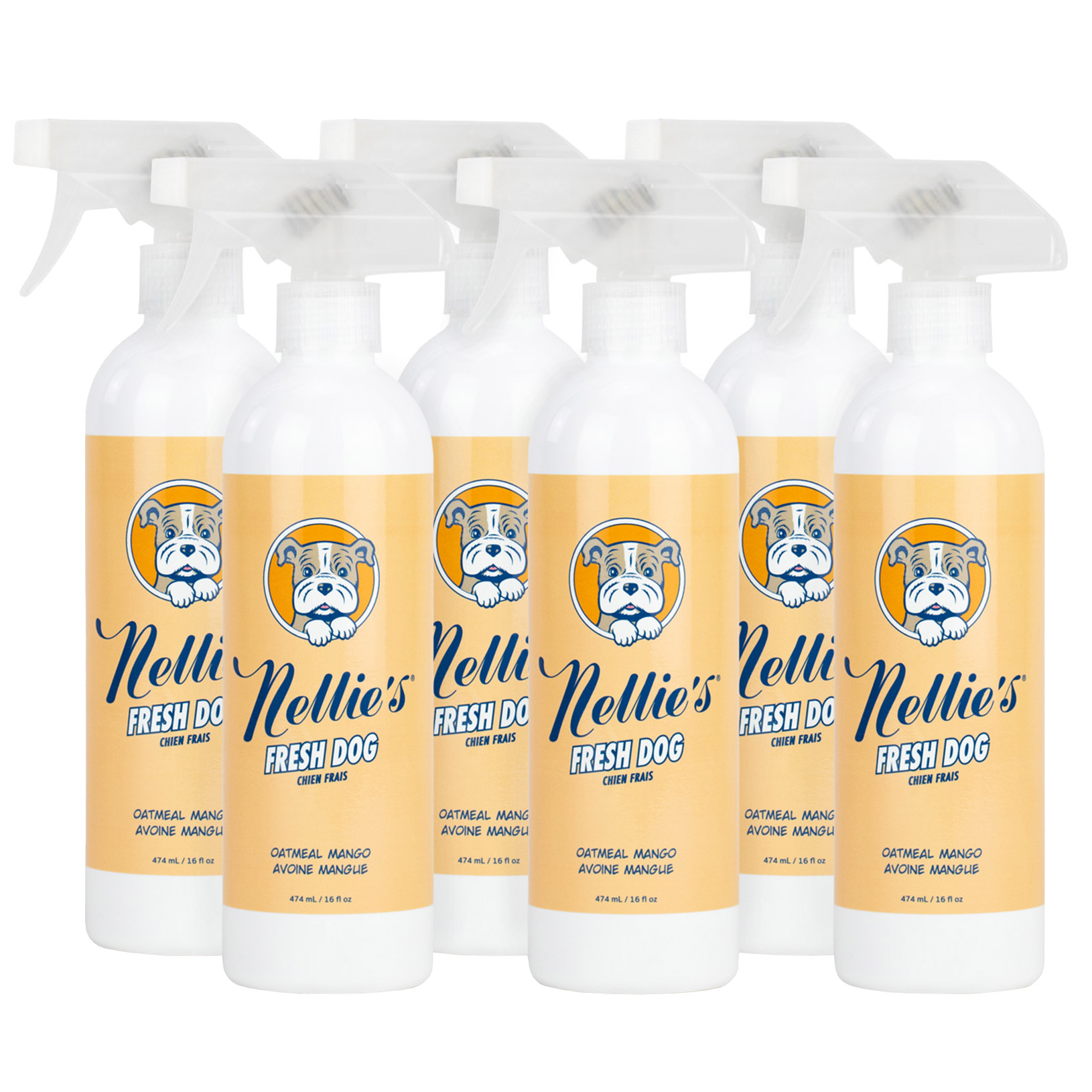 Nellie's Fresh Dog Pet Wash, 6-pack