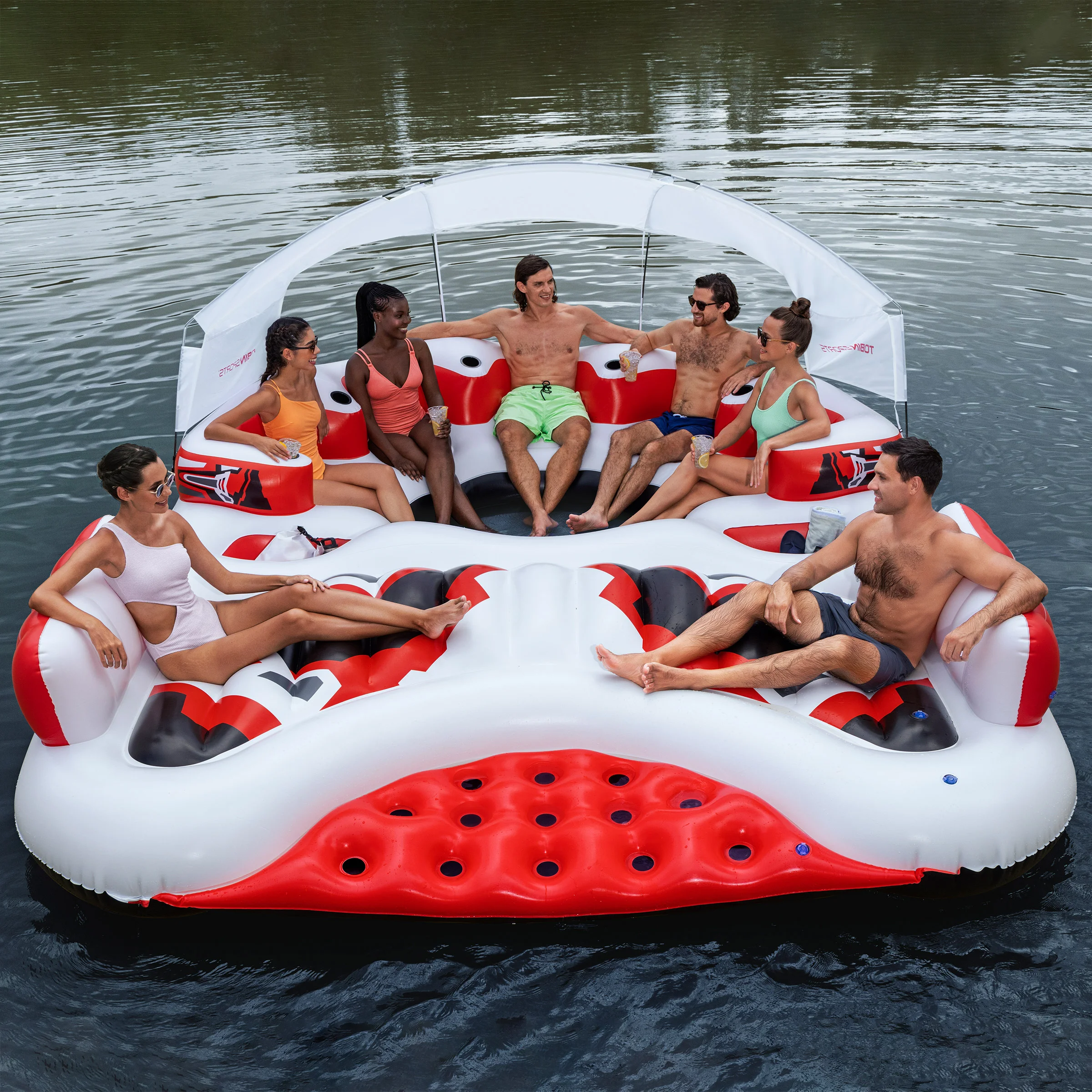 Tobin Sports Seas the Day Inflatable Island with Sunshade | Costco
