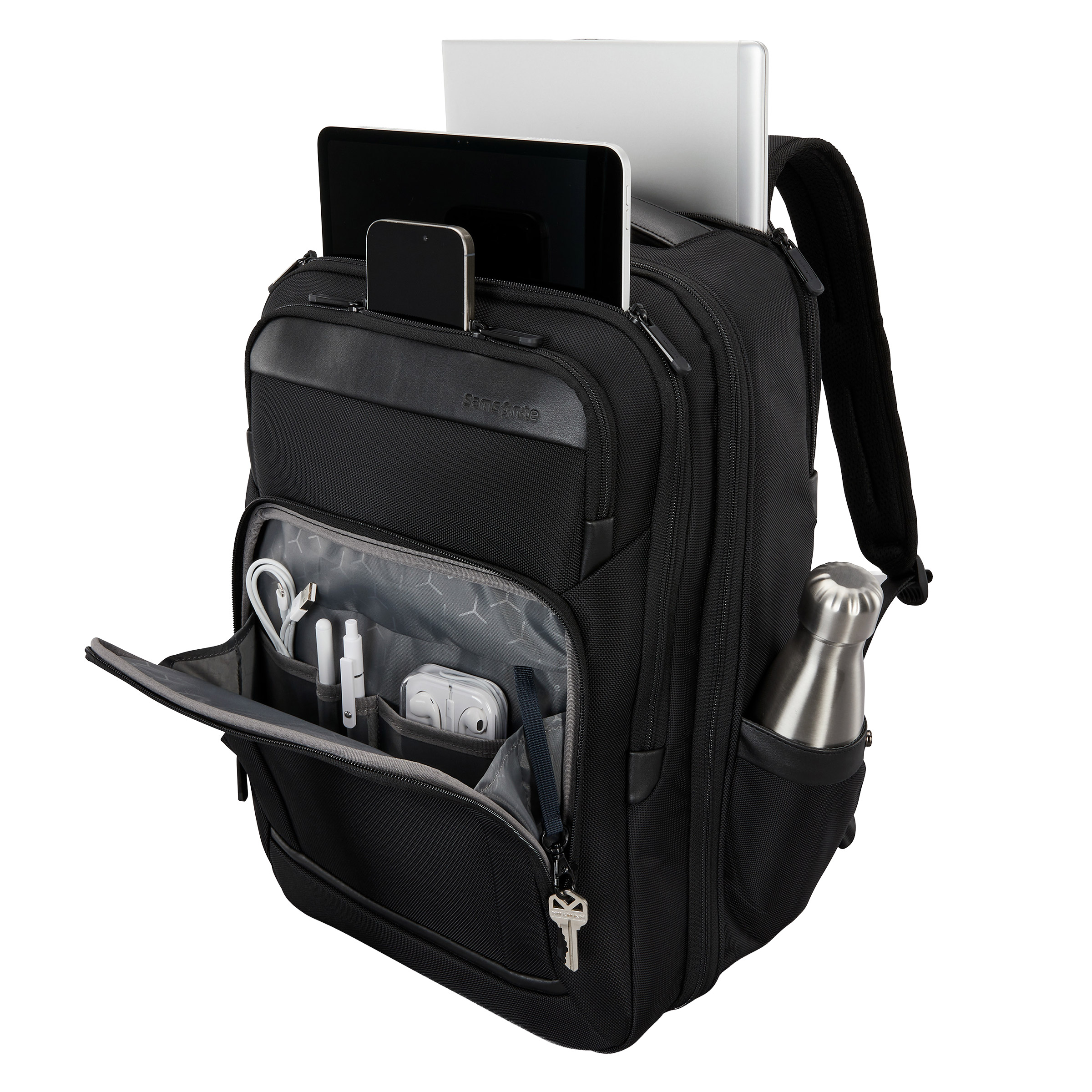 Samsonite Pivot Travel Backpack Laptop Black Business Carry-On New Without Tags Samsonite Pivot Travel Backpack | Costco main image 2