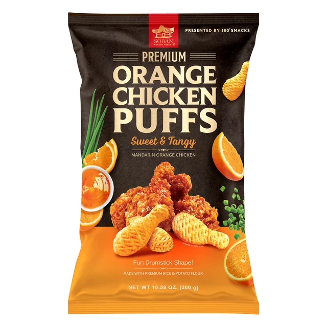 180 SNACKS SWEET & SOUR PUFFS 10.58 OUNCE BAG