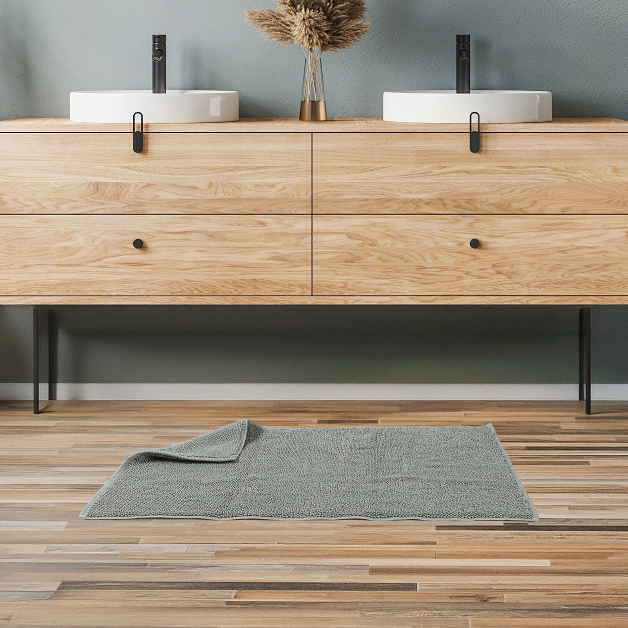 The Turkish Towel Company 100% Cotton Bath Rug