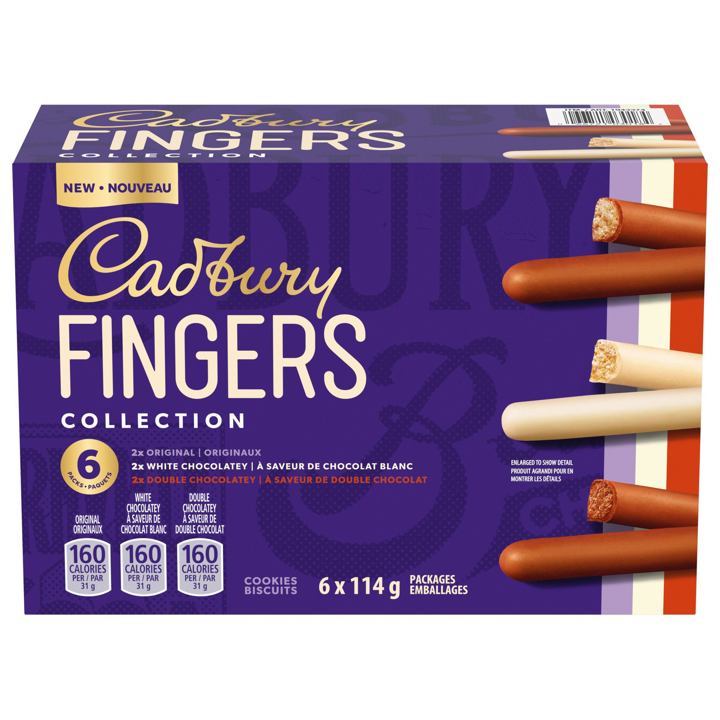 Cadbury Fingers Collection, 6 × 114 g