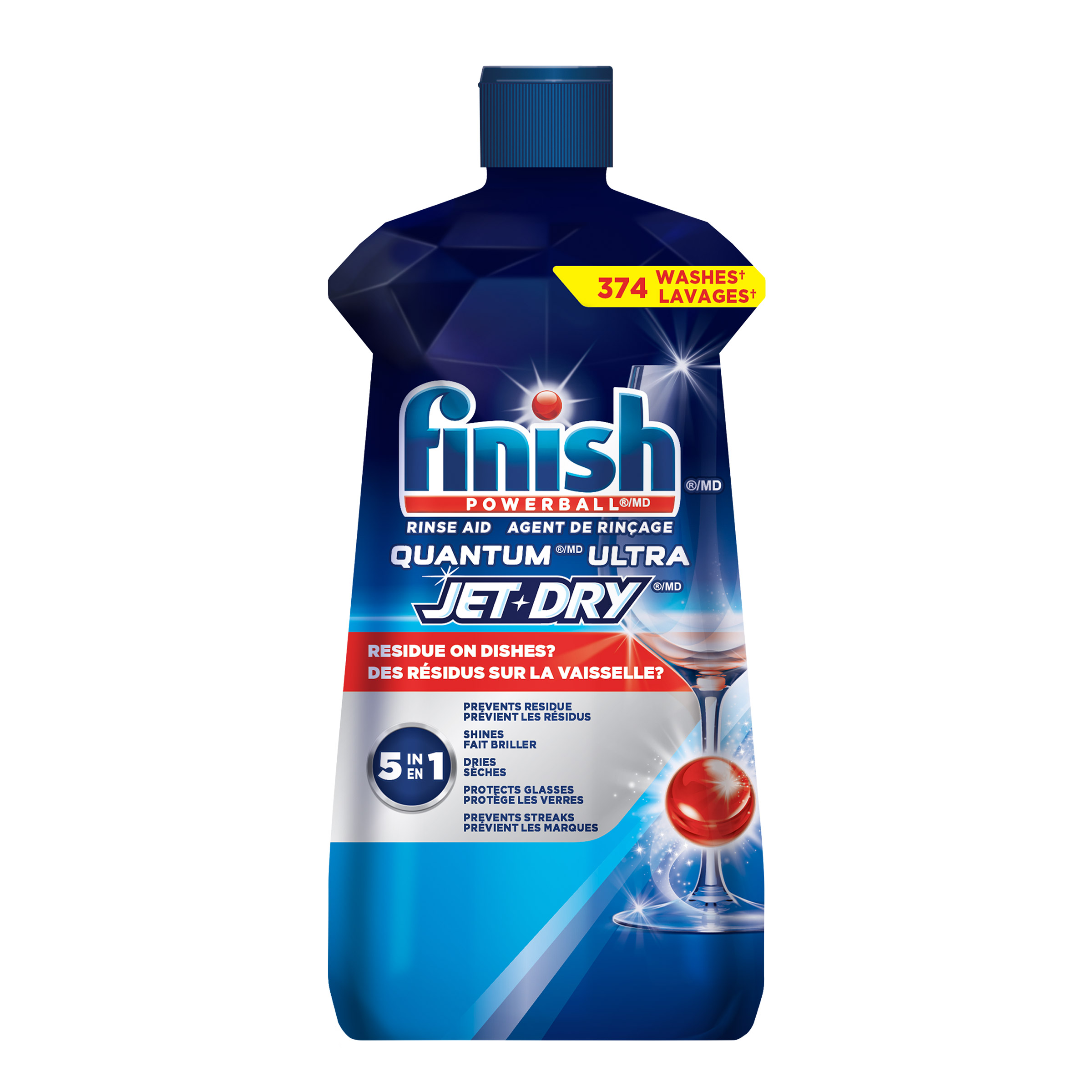 Finish Rinse Aid Quantum Ultra Jet-Dry, 374 washes 