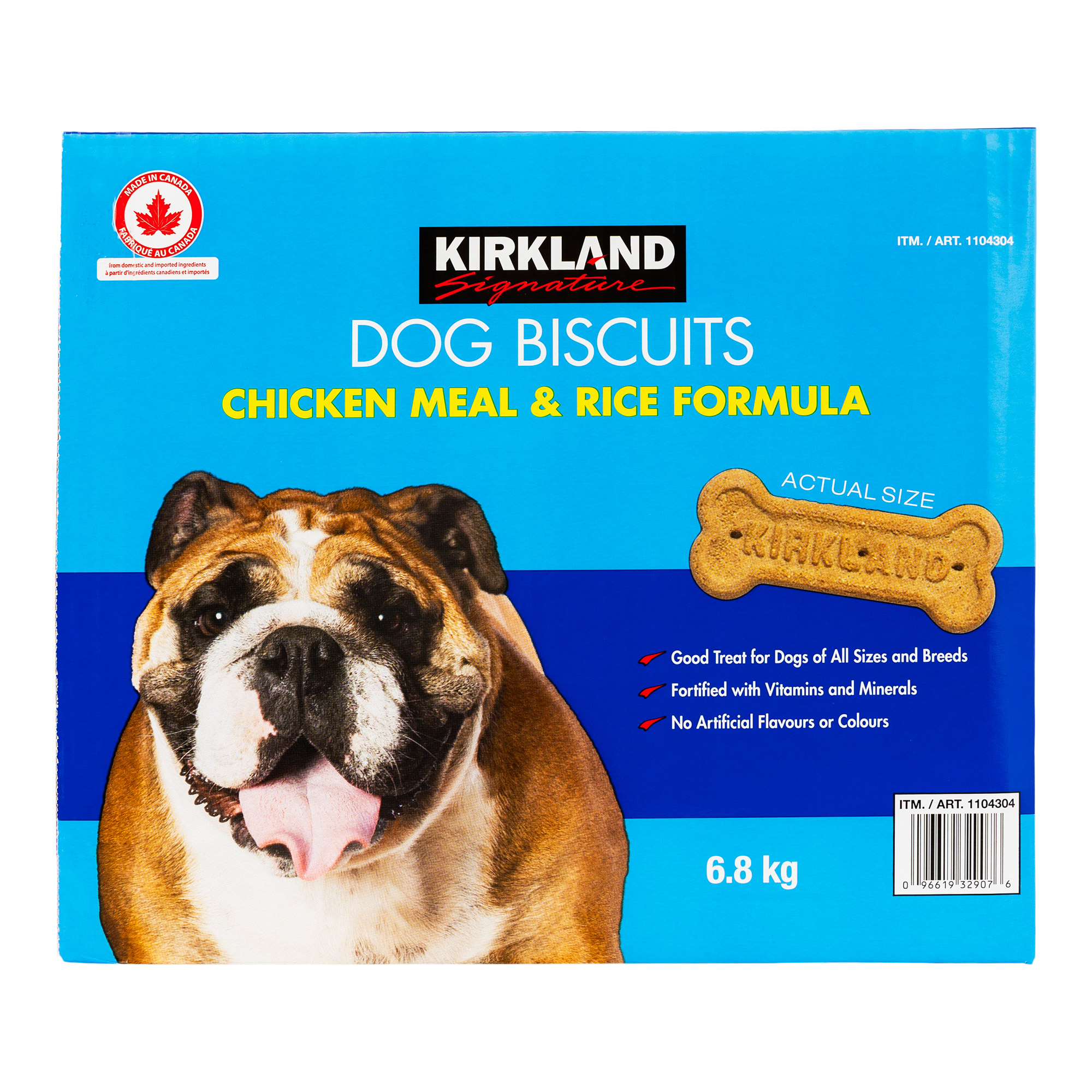Kirkland Signature Chicken Meal & Rice Formula Dog Biscuits