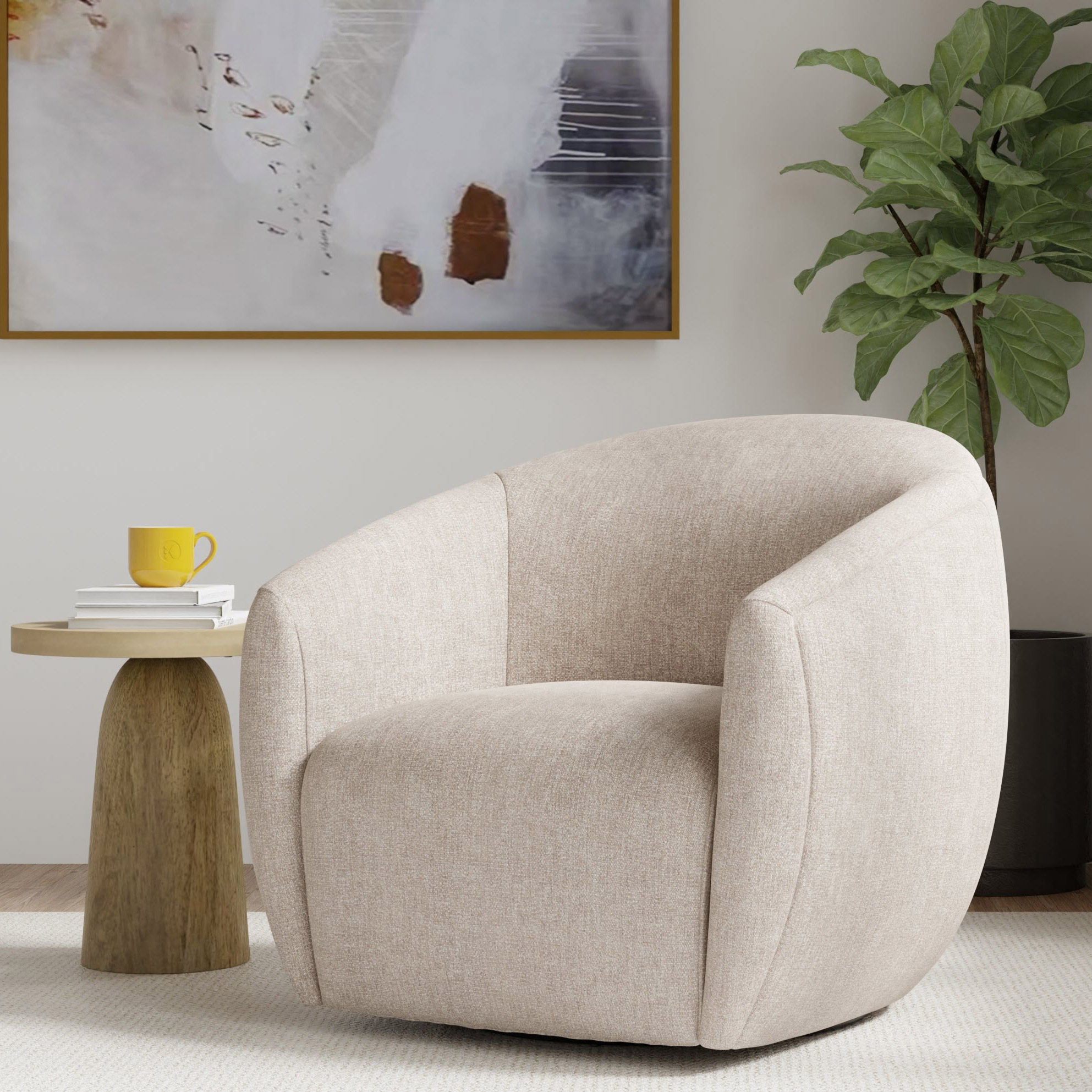 Nice Link – Dixie Fabric Swivel Chair