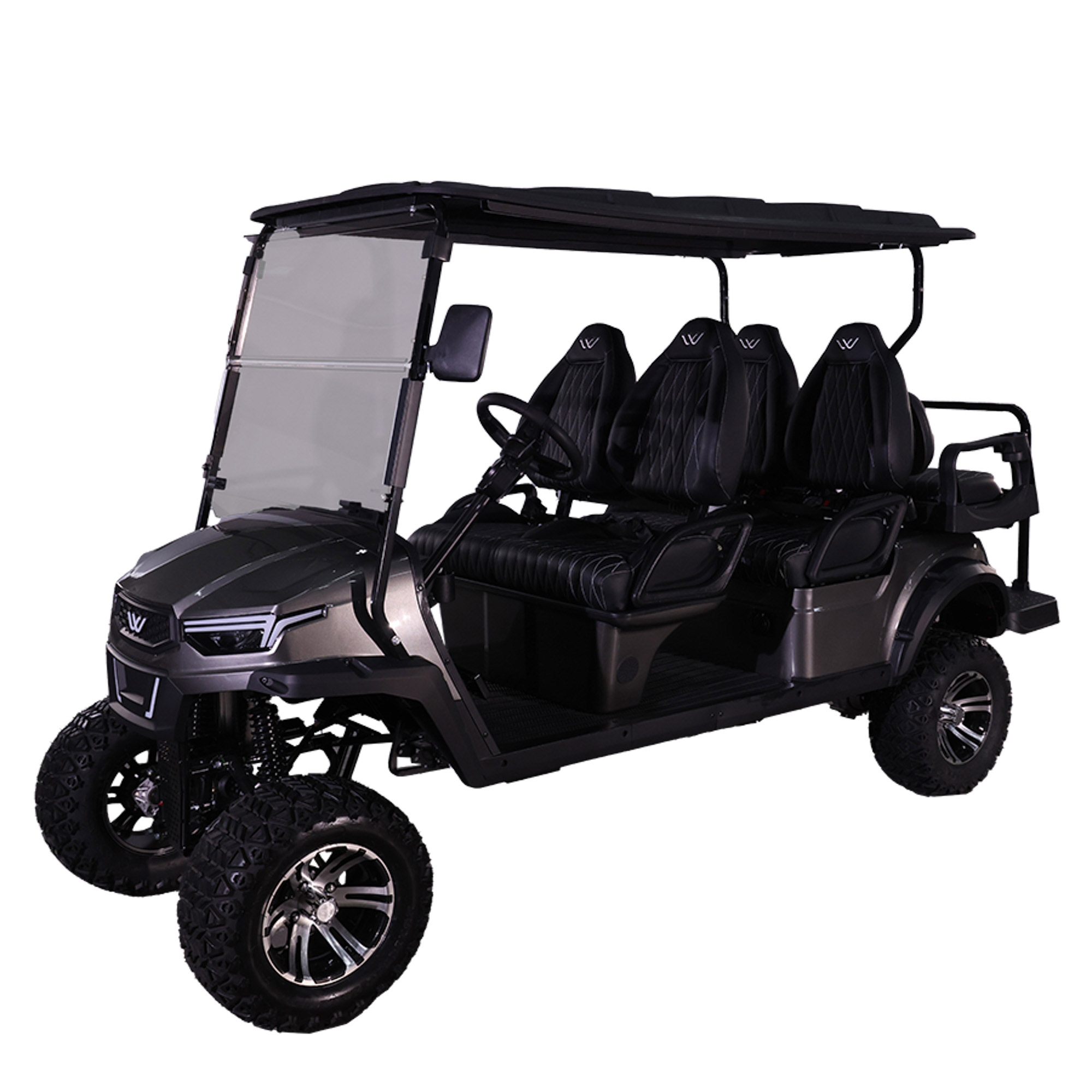 Whisper W5XL 6-seat Off-road Recreational Golf Cart