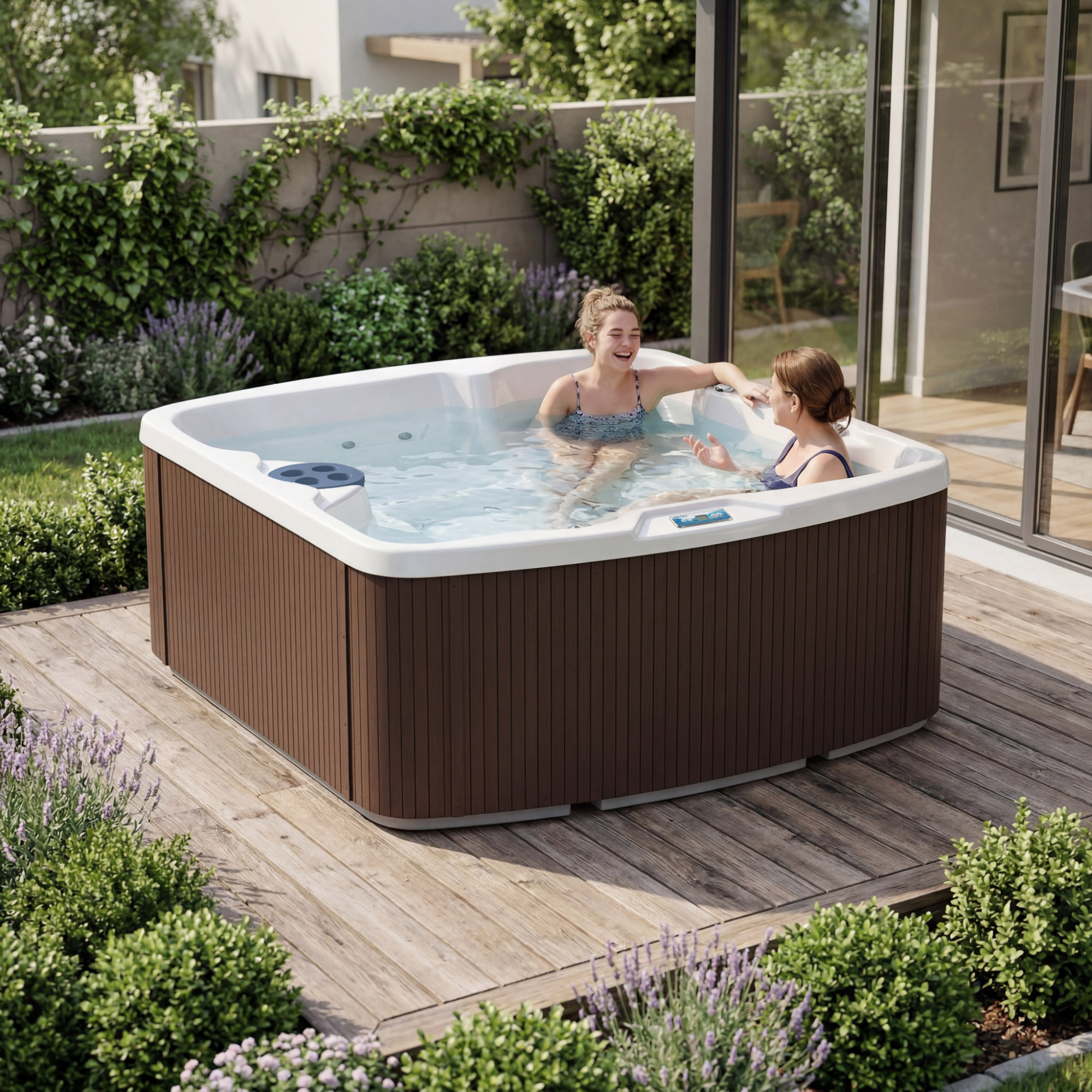 Aquaterra Spas Aryana 45-jet, 5-person Rotomolded Spa | Costco