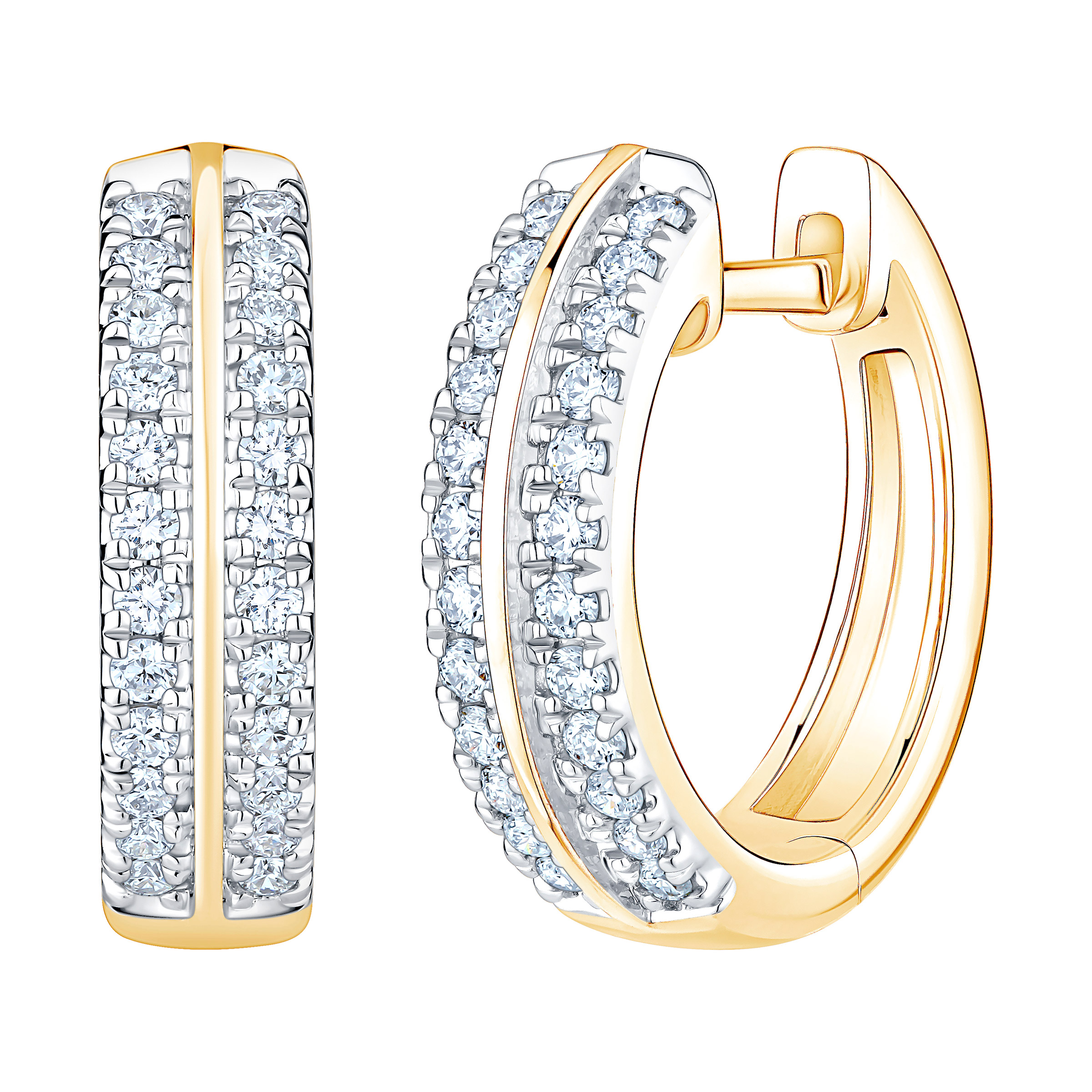 Round Brilliant Diamond Hoop Earrings (0.25 ctw)