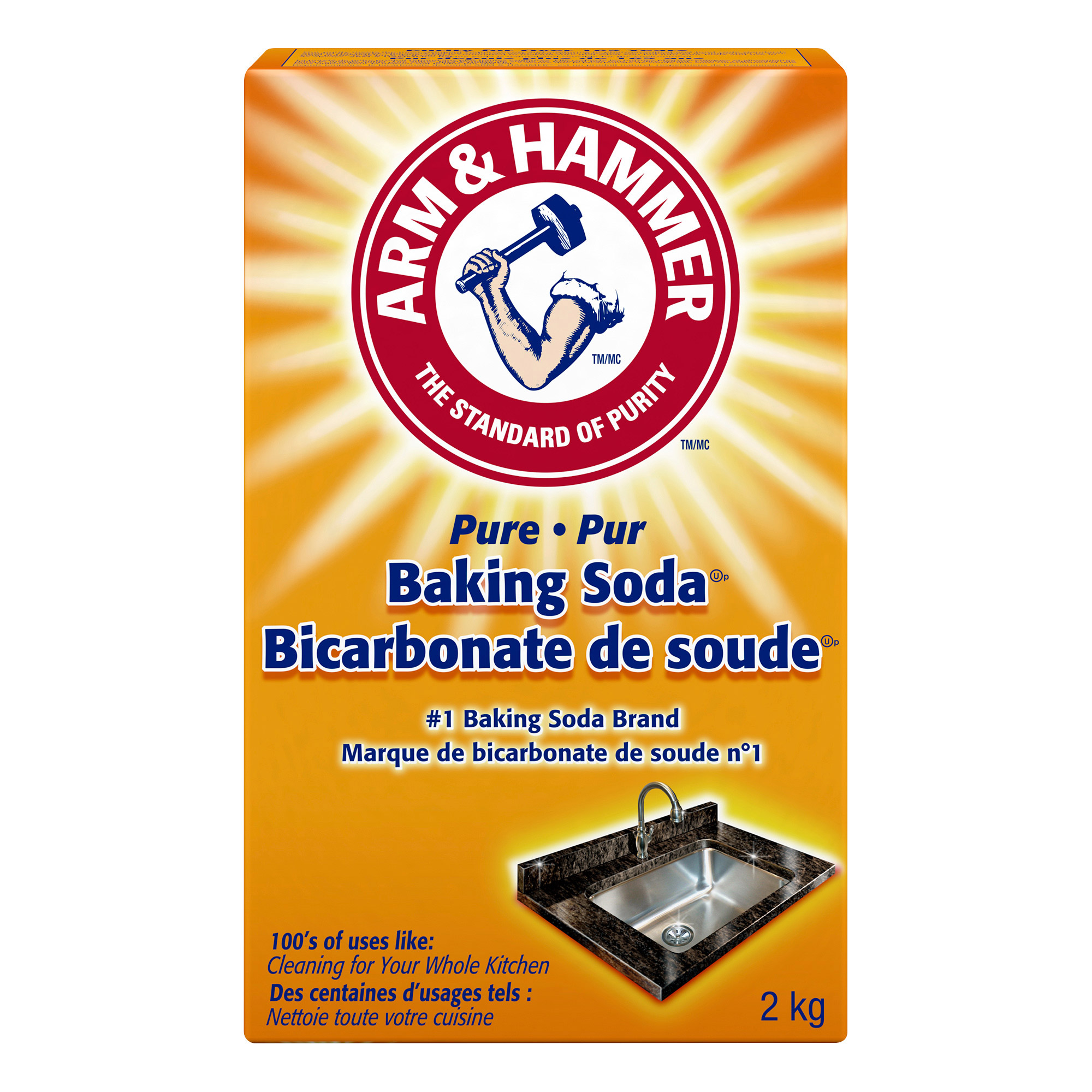 Arm & Hammer Pure Baking Soda, 2 kg