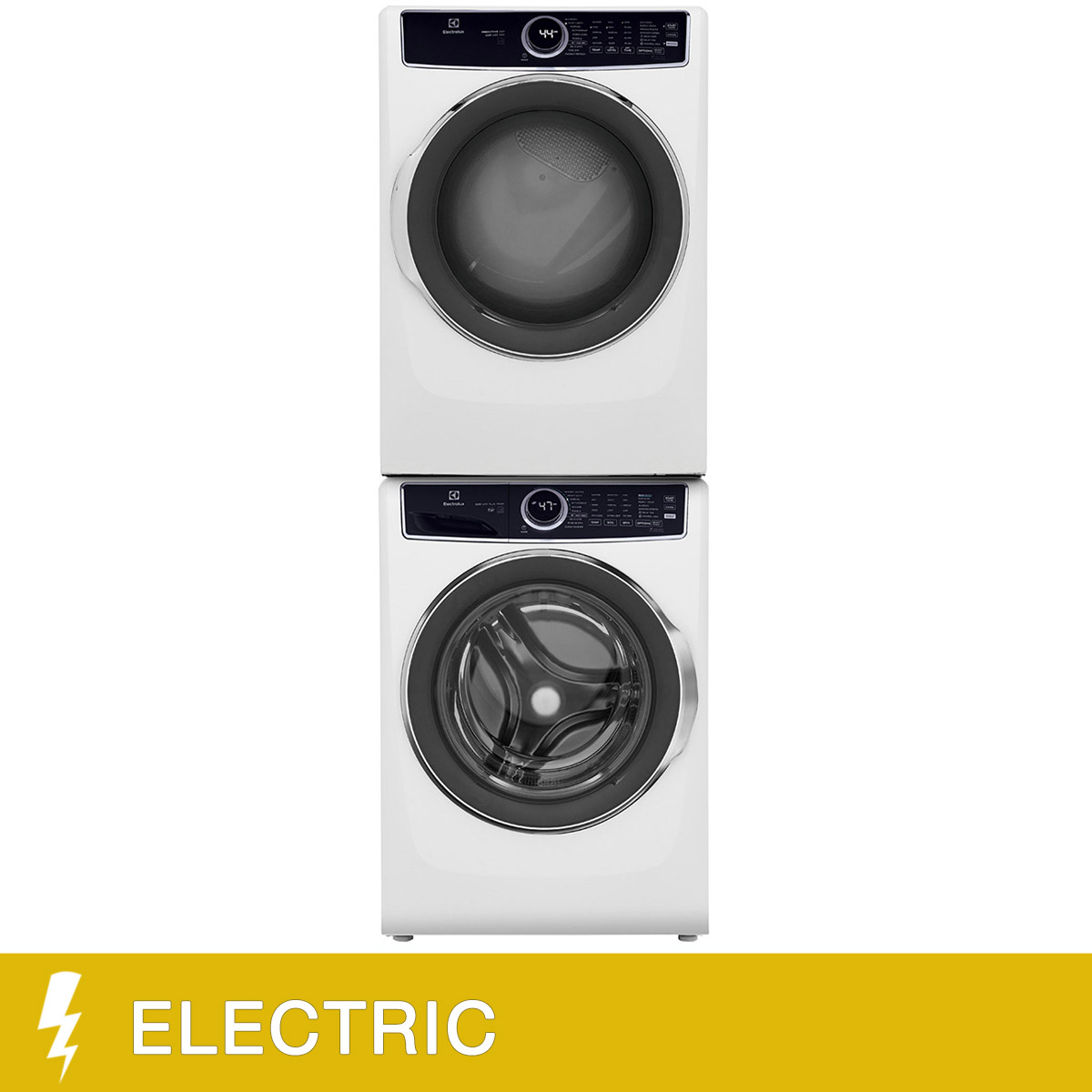 Electrolux 5 Series Laundry Bundle 5.2 cu ft. Front Load Washer and 8.0 cu ft. Electric Dryer with Stacking Kit