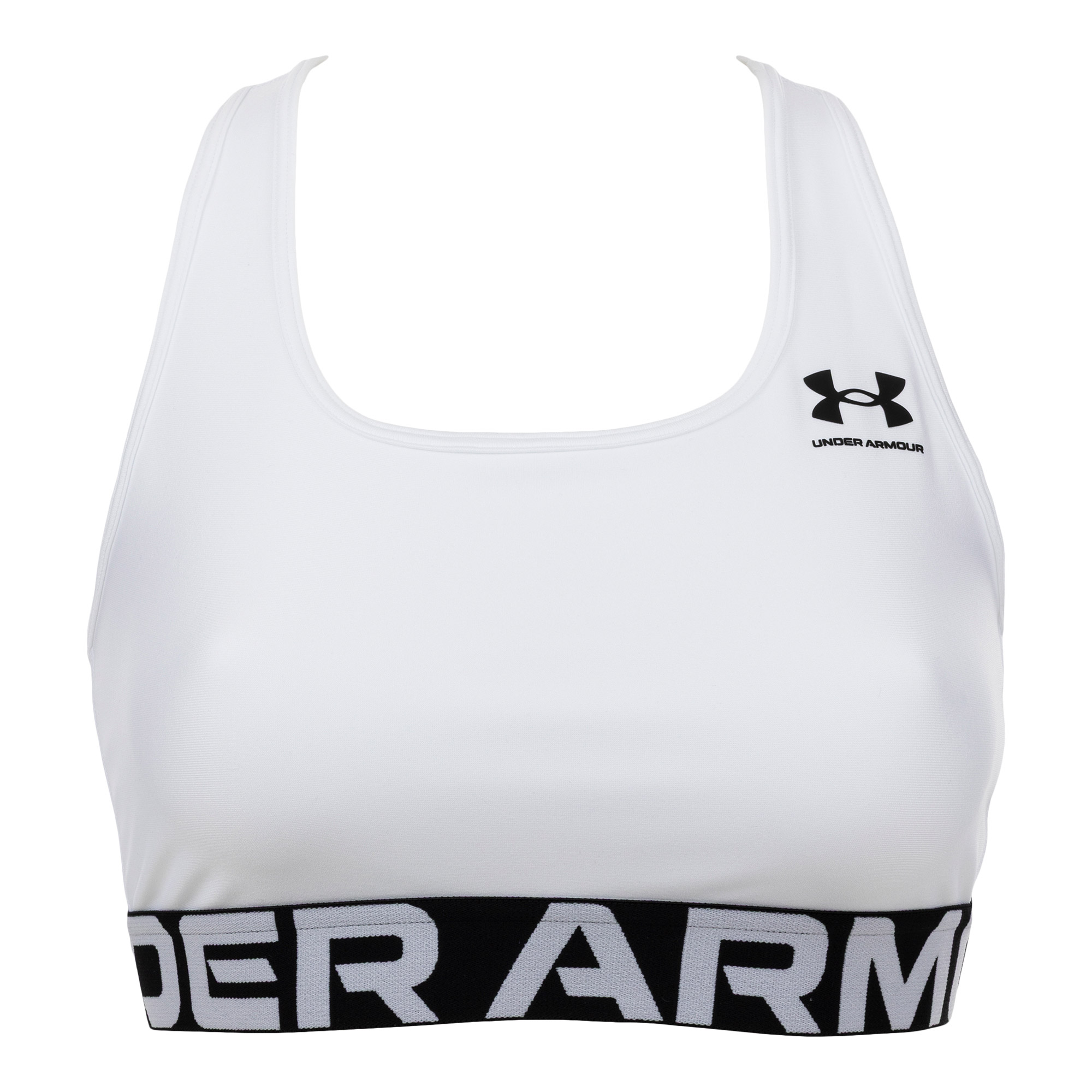 Under Armour Women's HeatGear Mid Branded Sports Bra