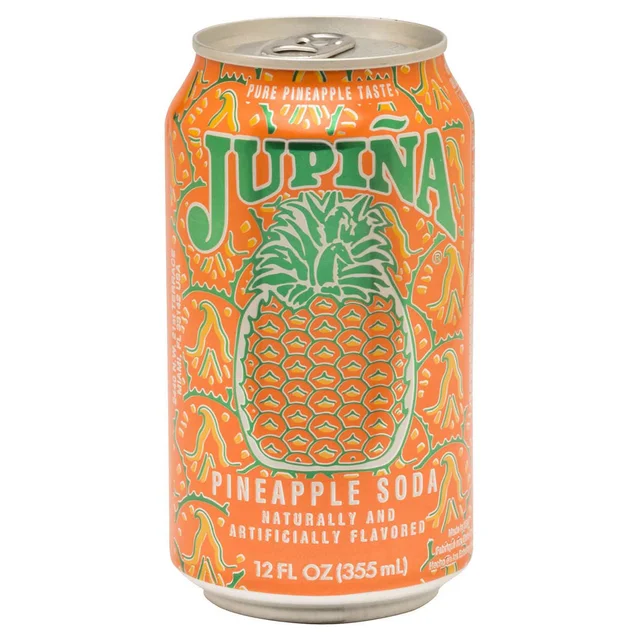 Jupina Gaseosa De Pina, 12 fl oz, 24-count