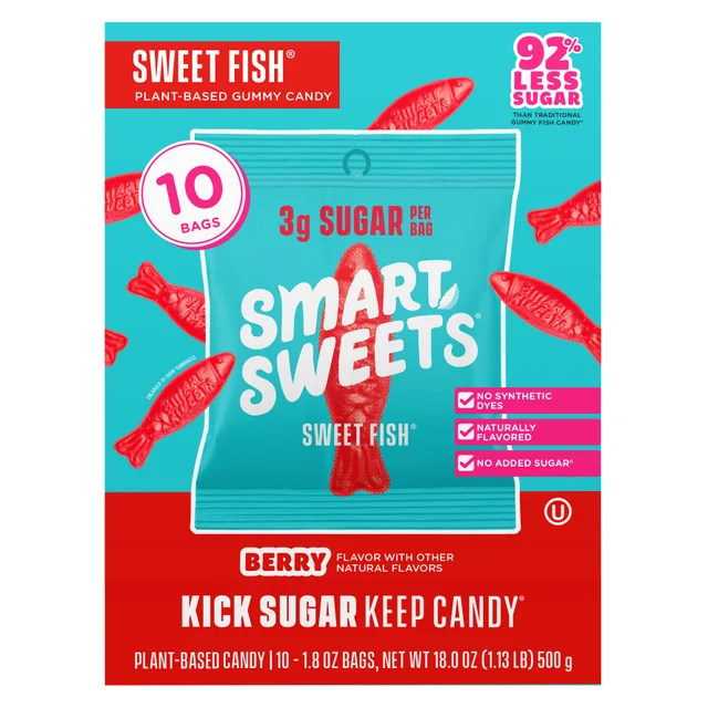 SMART SWEETS SWEET FISH 10 COUNT BOX