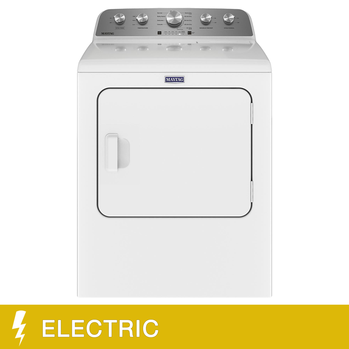 Maytag 7.0 cu ft. White Electric Dryer with Quick Dry Cycle