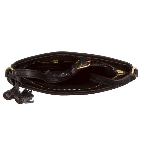 Tory Burch Mcgraw Swingpack, Black | Costco Tory Burch Mcgraw Swingpack, Black | Costco