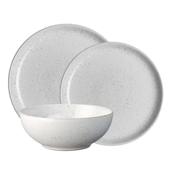 Denby Studio Blue Chalk Stoneware Dinnerware Set, 12-pieces Denby Studio Blue Chalk Stoneware Dinnerware Set, 12-pieces