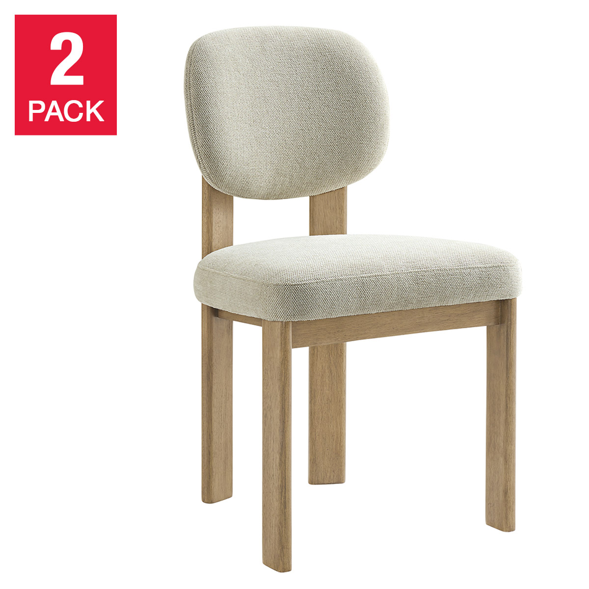 Pike and Main Trivoli Fabric Dining Chair, 2-pack