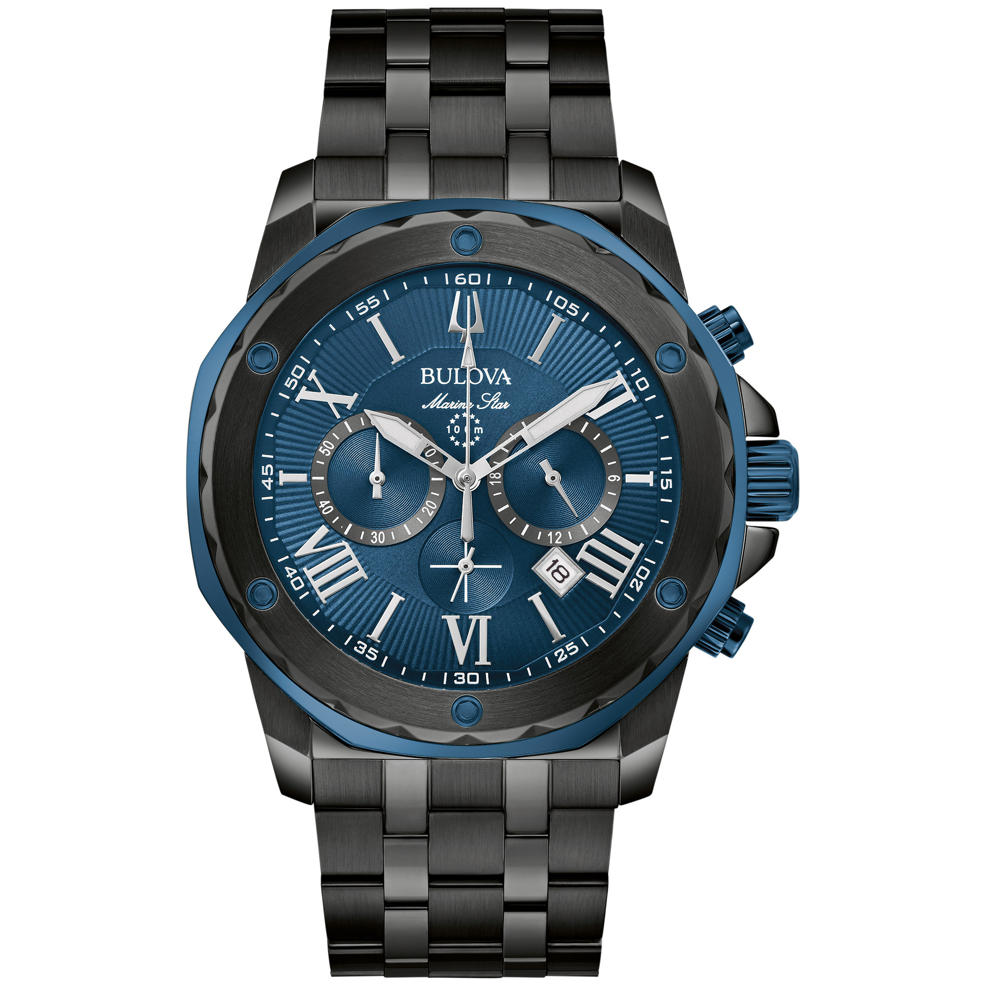 Bulova Marine Star Blue Dial Men 