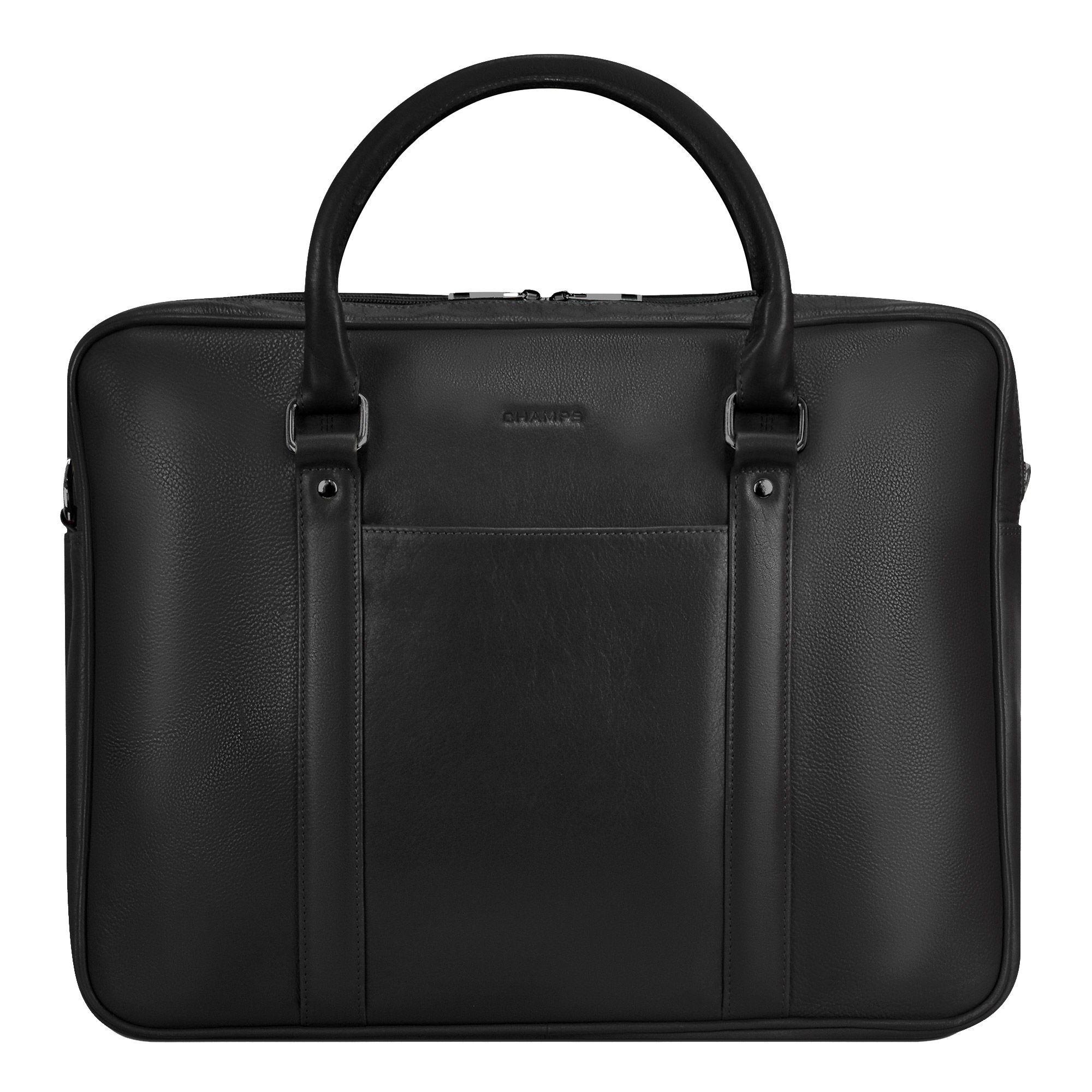 Champs Onyx Collection Leather Briefcase 12 L