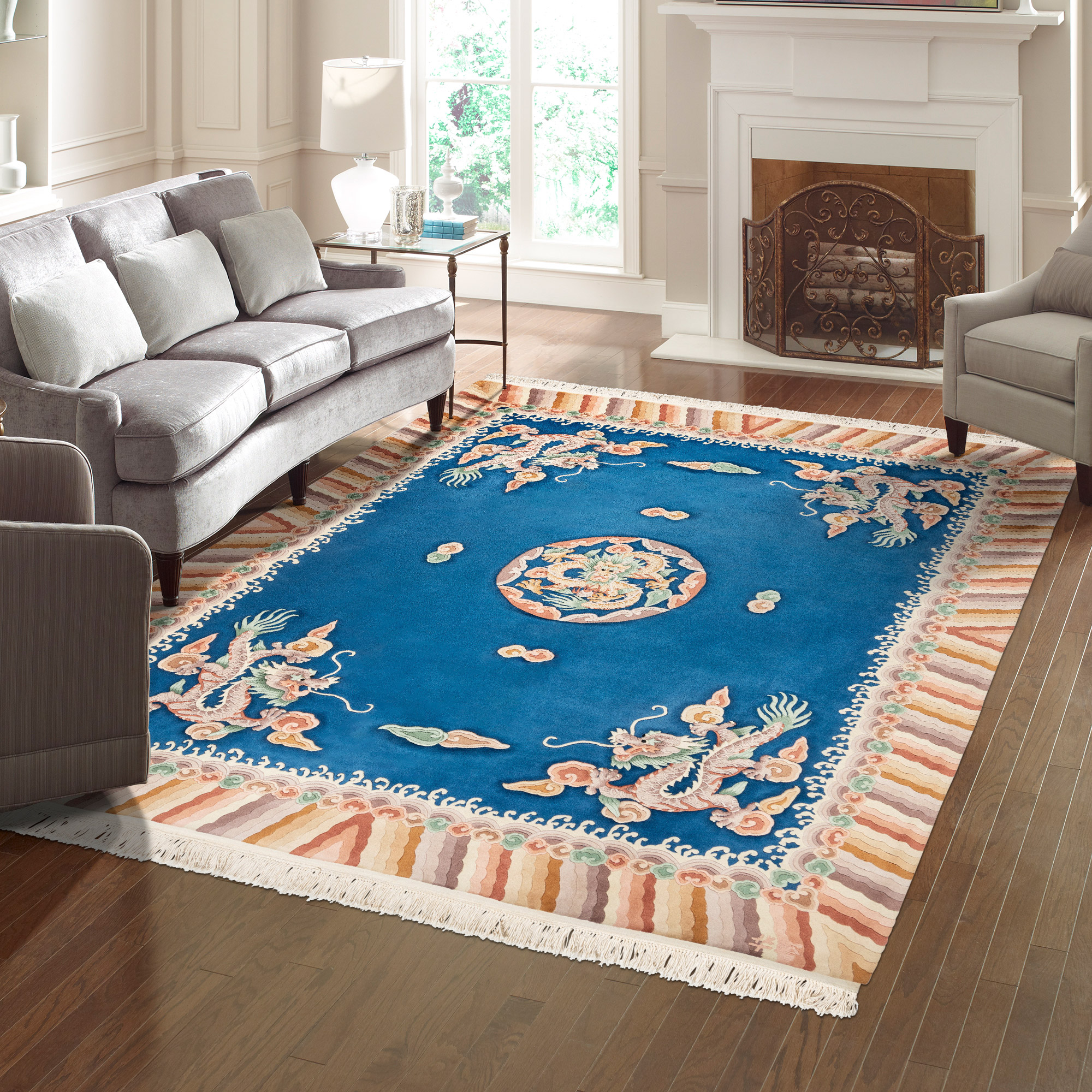 Pagoda Hand Knotted Rug Collection  Phoebe