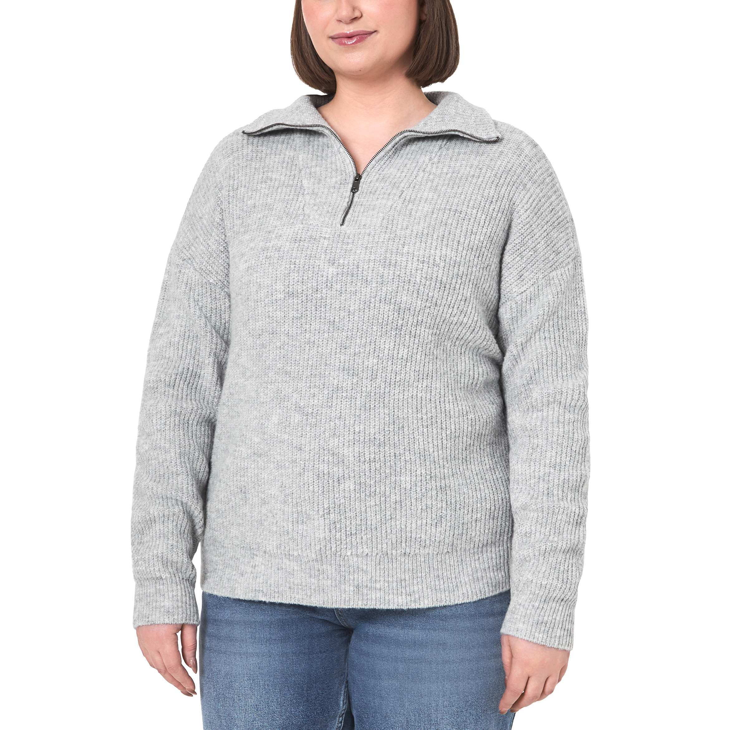 Modern Ambition Women's Quarter Zip Sweater