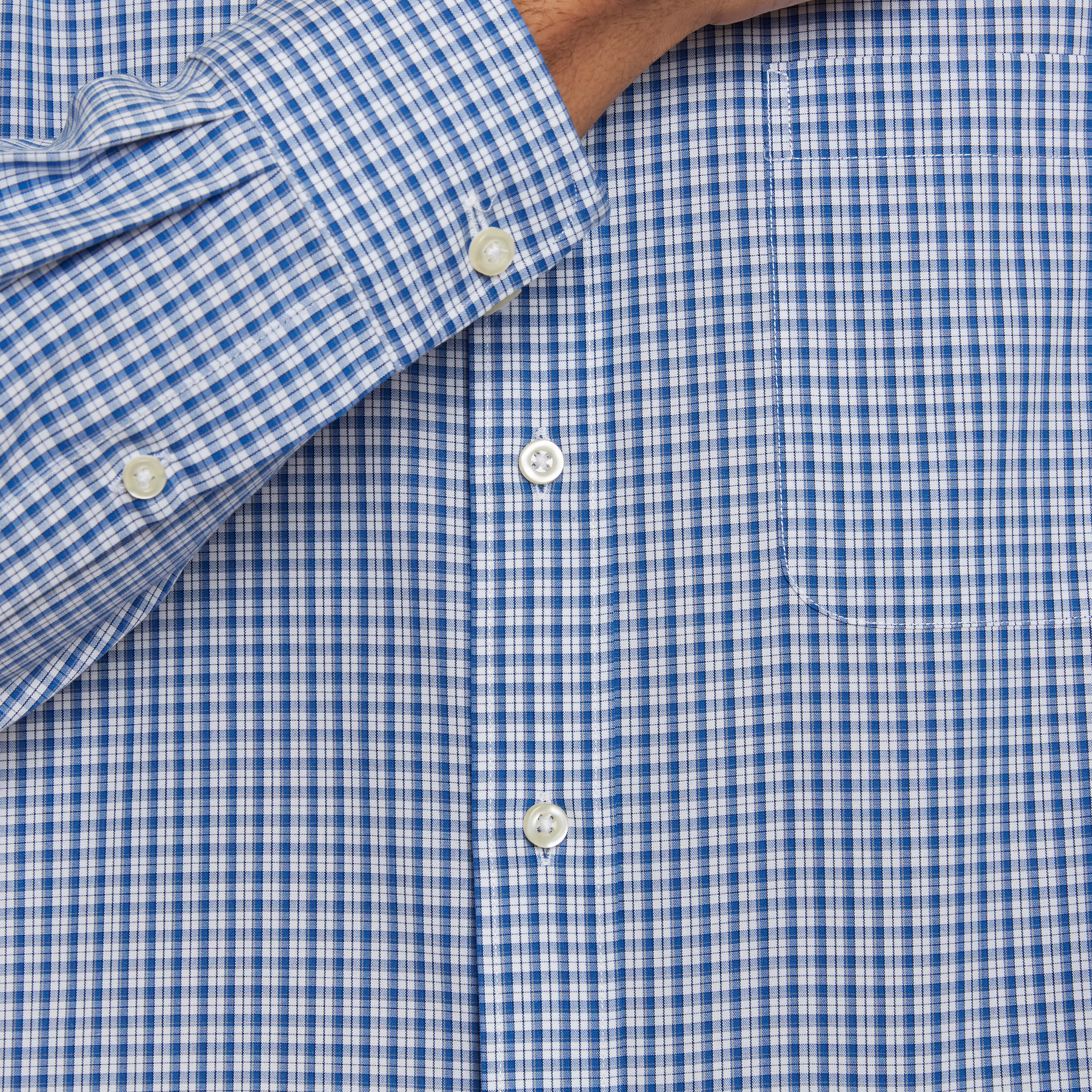 mens dress shirts costco Kirkland Signature Men's Traditional Fit Dress Shirt, Blue