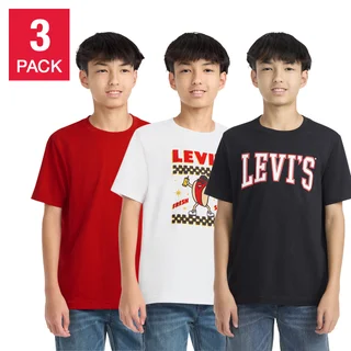 LEVI'S YOUTH 3PK GRAPHIC TEE