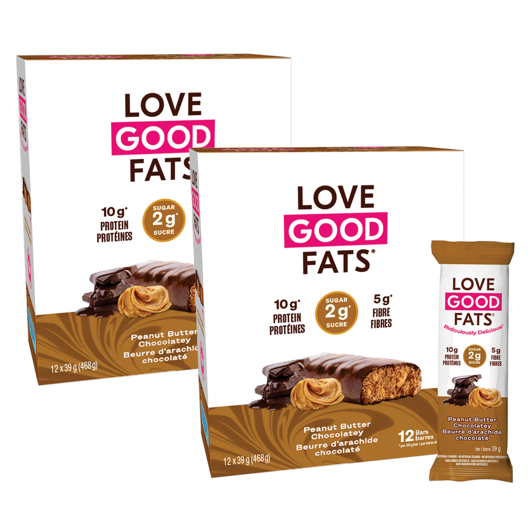 Love Good Fats Snack Bars, 2 × 468 g | Costco