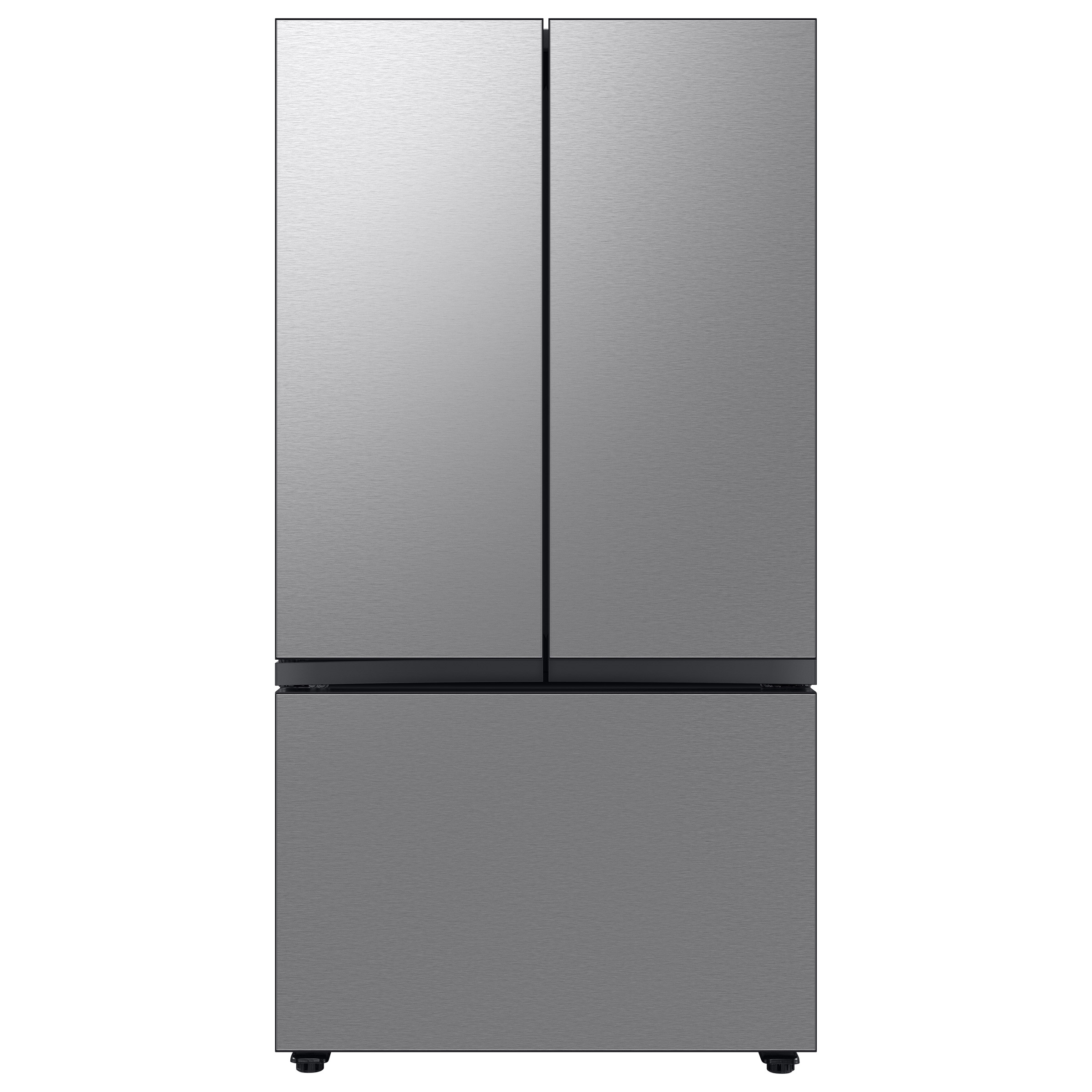 Samsung BESPOKE 36 in 30.1 cu. ft. Stainless Steel 3 Door French Door Refrigerator with Beverage Center and Dual Auto Ice Maker		