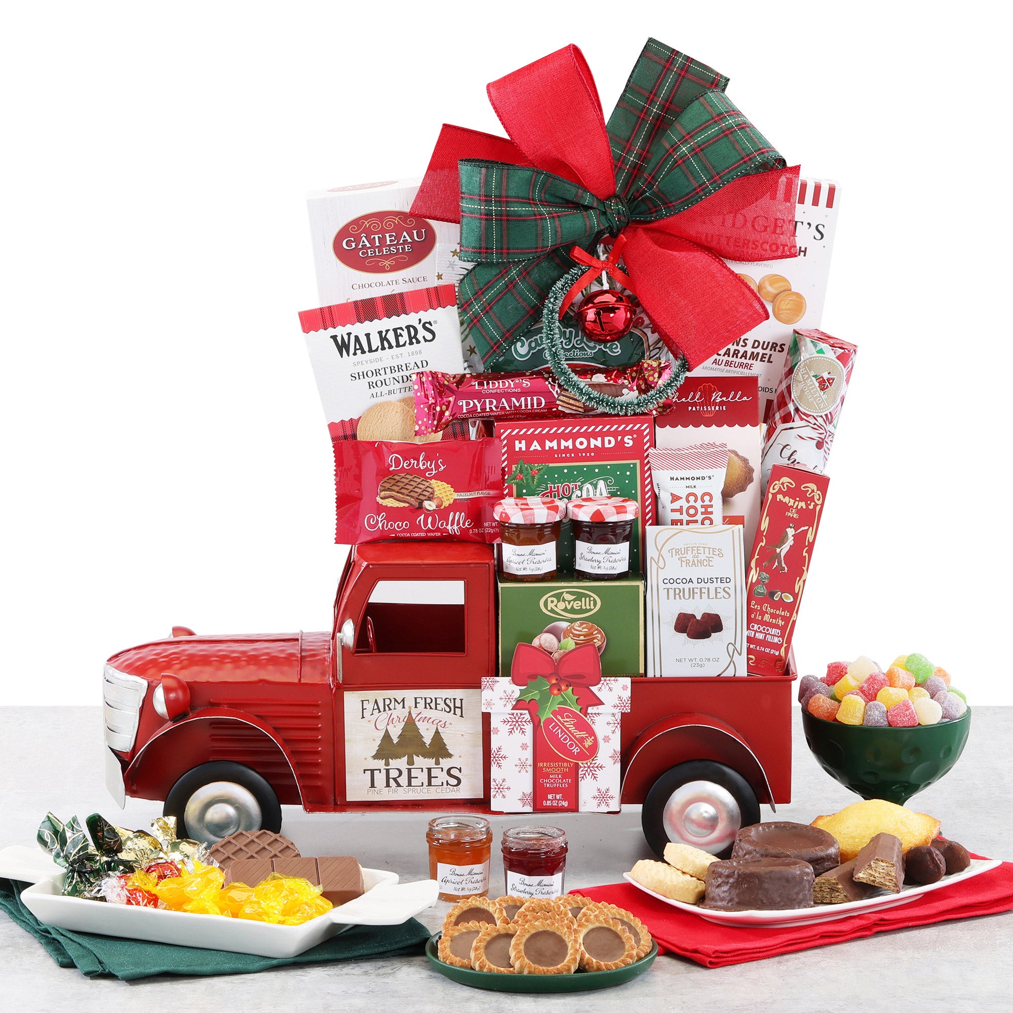 Red Holiday Truck Gift Basket, 38.34 oz. Total | Costco